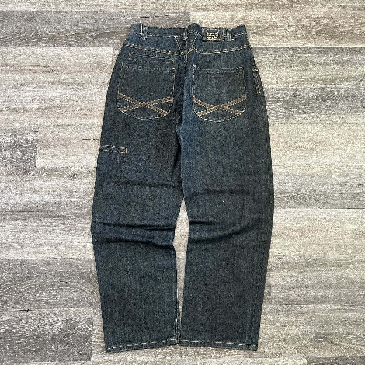 Crazy Vintage Y2K MF+G wide leg baggy skater jeans