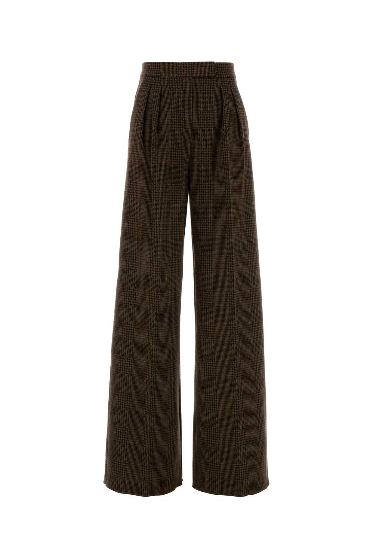 Max Mara Embroidered Cotton Blend Ponza Wide-Leg Pant Size 30" / US 8 / IT 44 - 1 Thumbnail