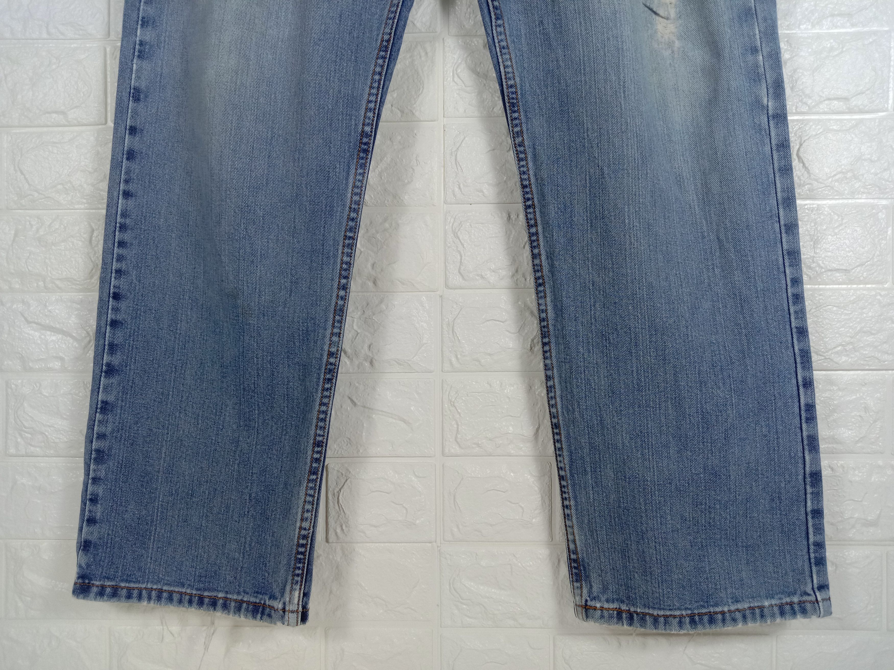 Levi's Vintage Levi's 505 Jeans Regular Fit Distressed Denim Size US 36 / EU 52 - 4 Thumbnail