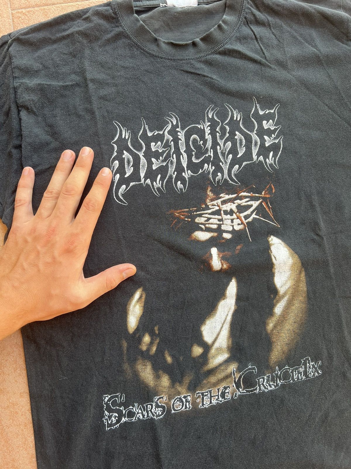 Band Tees × Vintage Vintage Deicide Scars of the Crucifix Death Metal Burzum Size US L / EU 52-54 / 3 - 4 Thumbnail