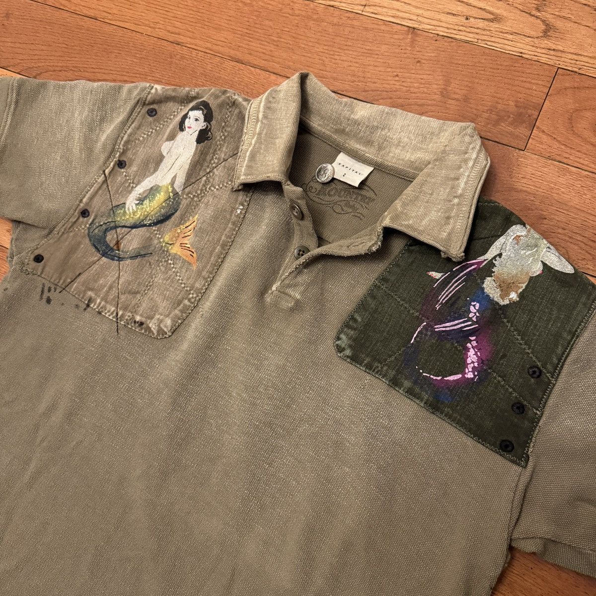 Kapital Kountry Kapital Mermaid Polo Shirt Size US M / EU 48-50 / 2 - 1 Thumbnail