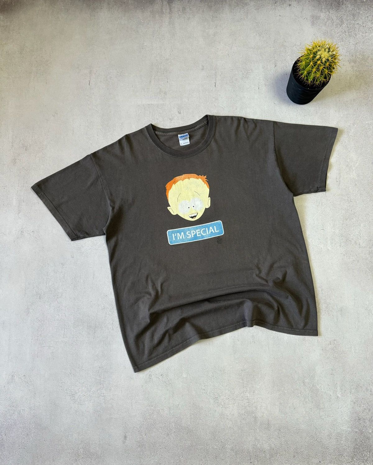 Vintage South Park Im Special T Shirt Tee Brown Vintage 90s Baggy Size US L / EU 52-54 / 3 - 1 Thumbnail