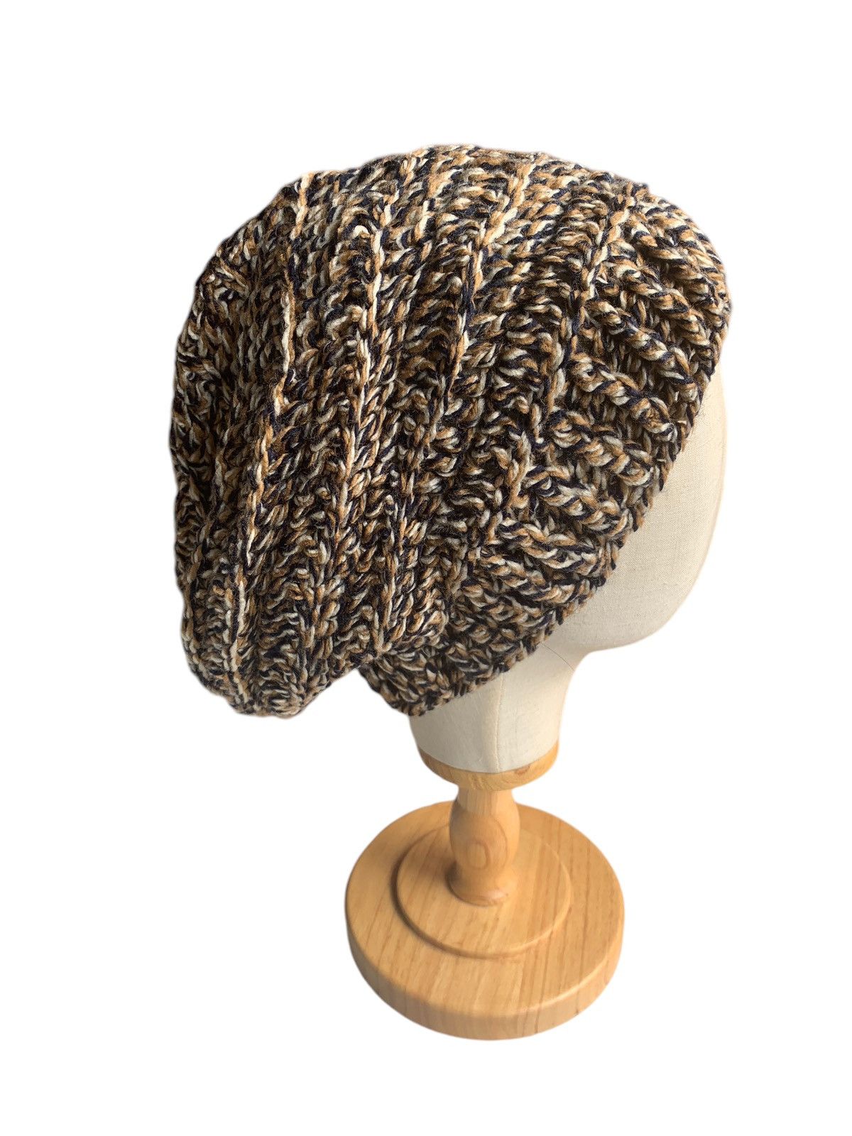 Japanese Brand × Kapital × Vintage Knitted Crochet Winter Sessions Big Beanie Hats Size ONE SIZE - 1 Thumbnail
