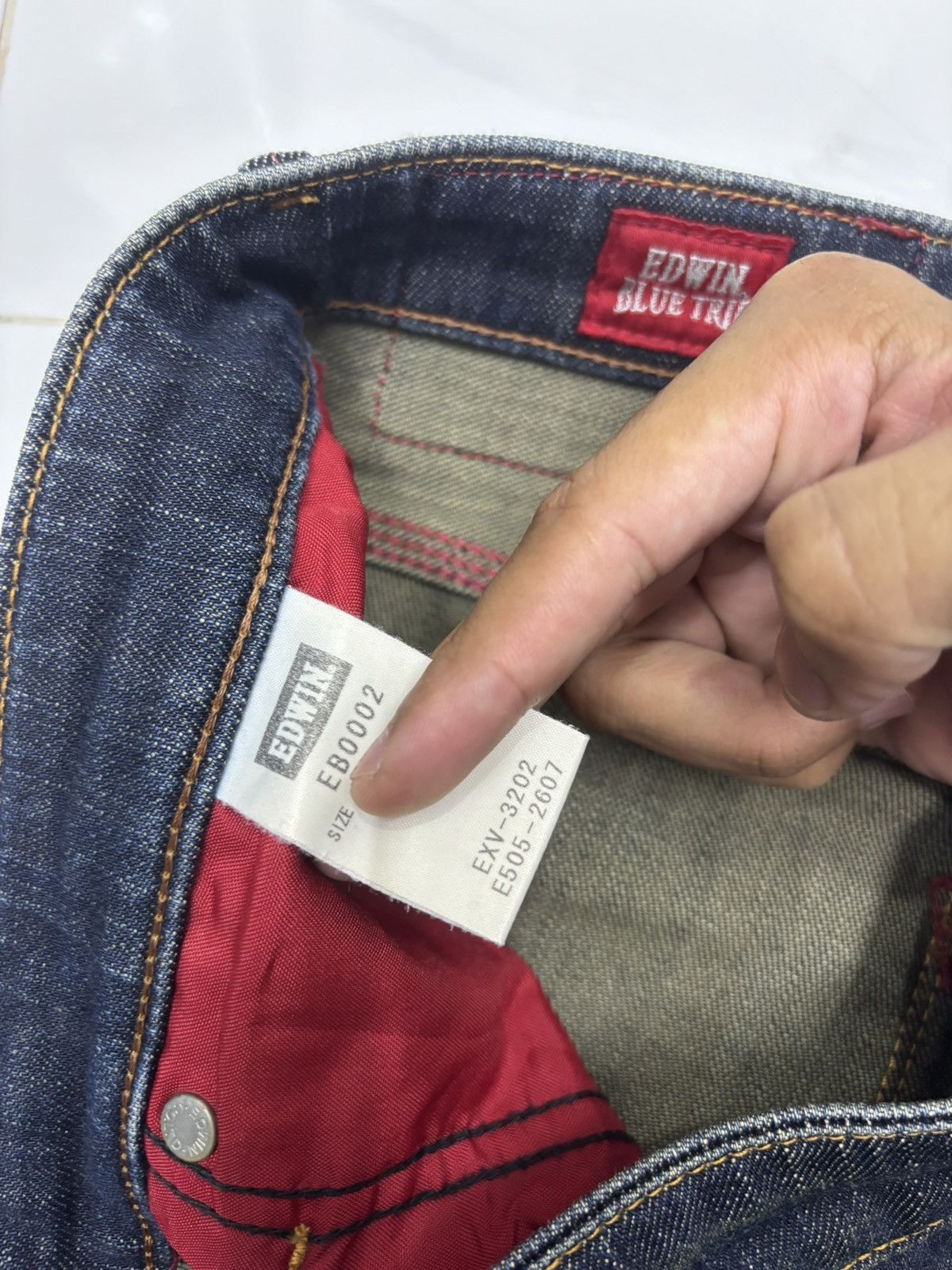 Kapital 🔥EDWIN Blue Trip Curve Jeans Distressed Denim PPFM Style Size US 30 / EU 46 - 12 Thumbnail