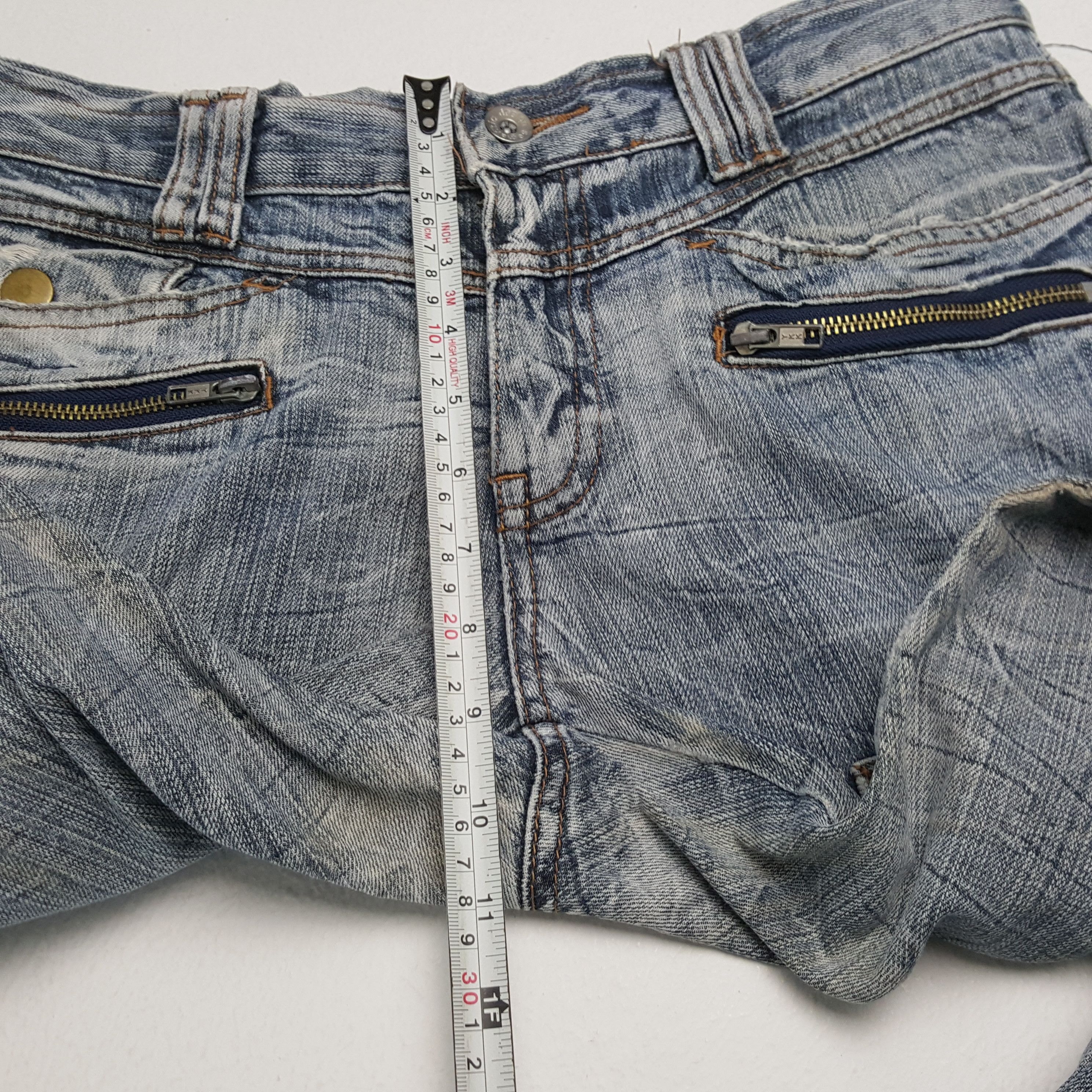 semanticdesign SEMANTIC DESIGN Rare Design Fashion Rock Punk Style Jeans Size 32" / US 10 / IT 46 - 8 Thumbnail