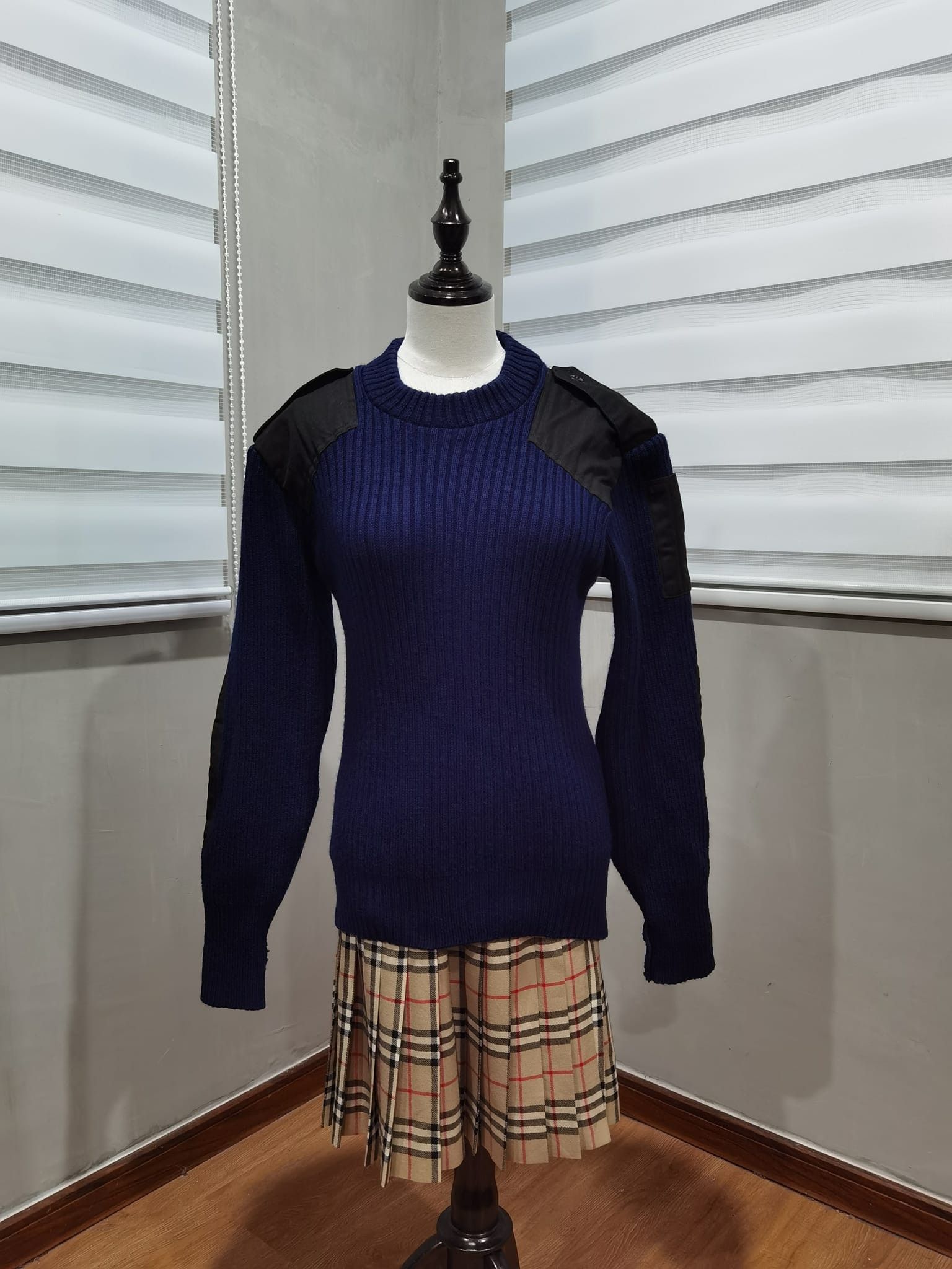 Other NAVY JERSEY PULLOVER military S 2144 Size US S / EU 44-46 / 1 - 3 Thumbnail