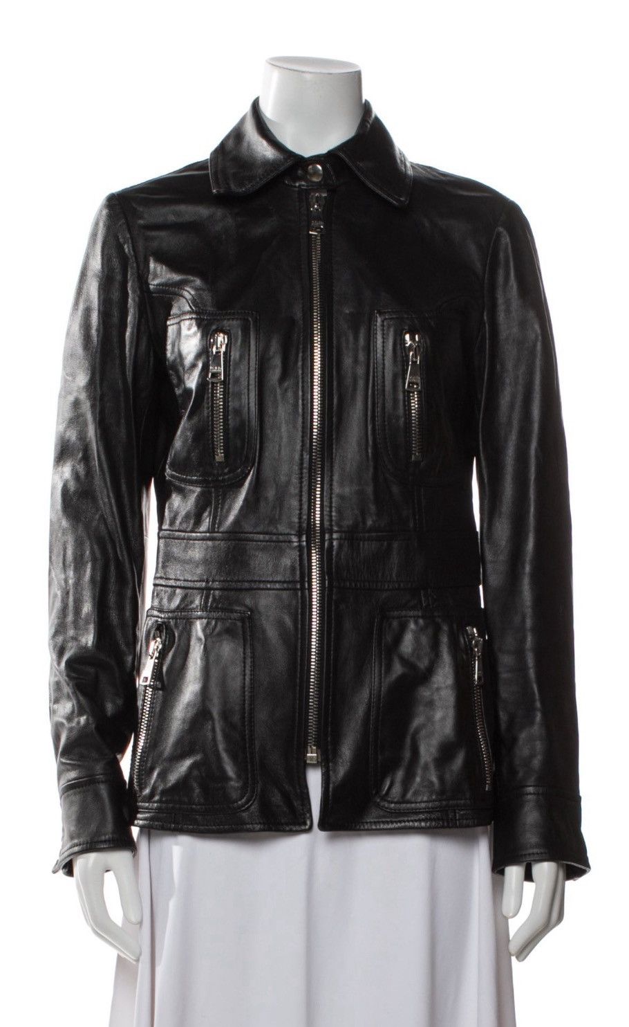 Dolce & Gabbana Dolce Gabbana Vintage 2000s Biker Jacket Size M / US 6-8 / IT 42-44 - 1 Thumbnail