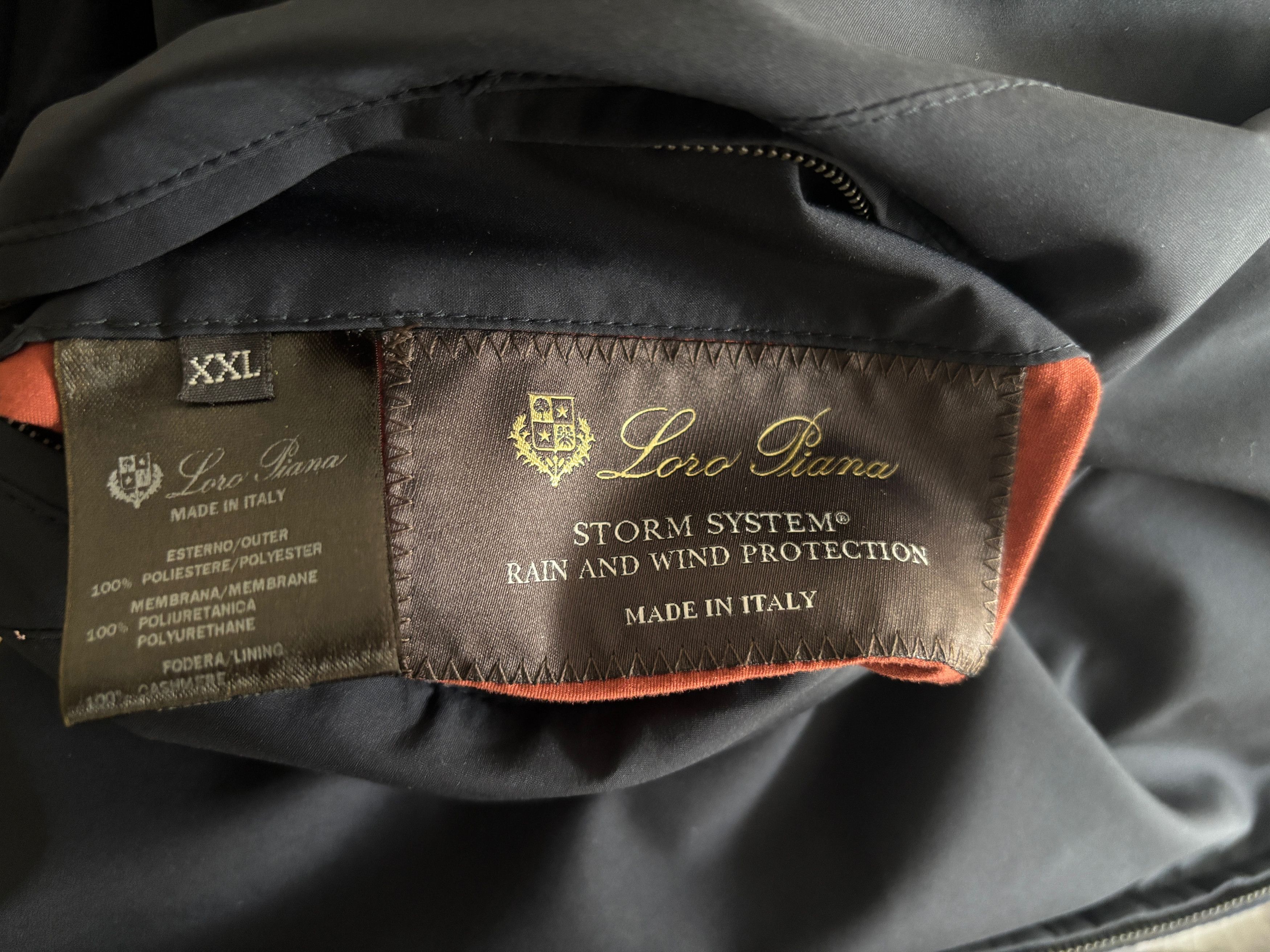 Loro Piana $4500 Storm System Reversible Navy Cashmere Nylon Vest - XXL Size US XXL / EU 58 / 5 - 18 Thumbnail