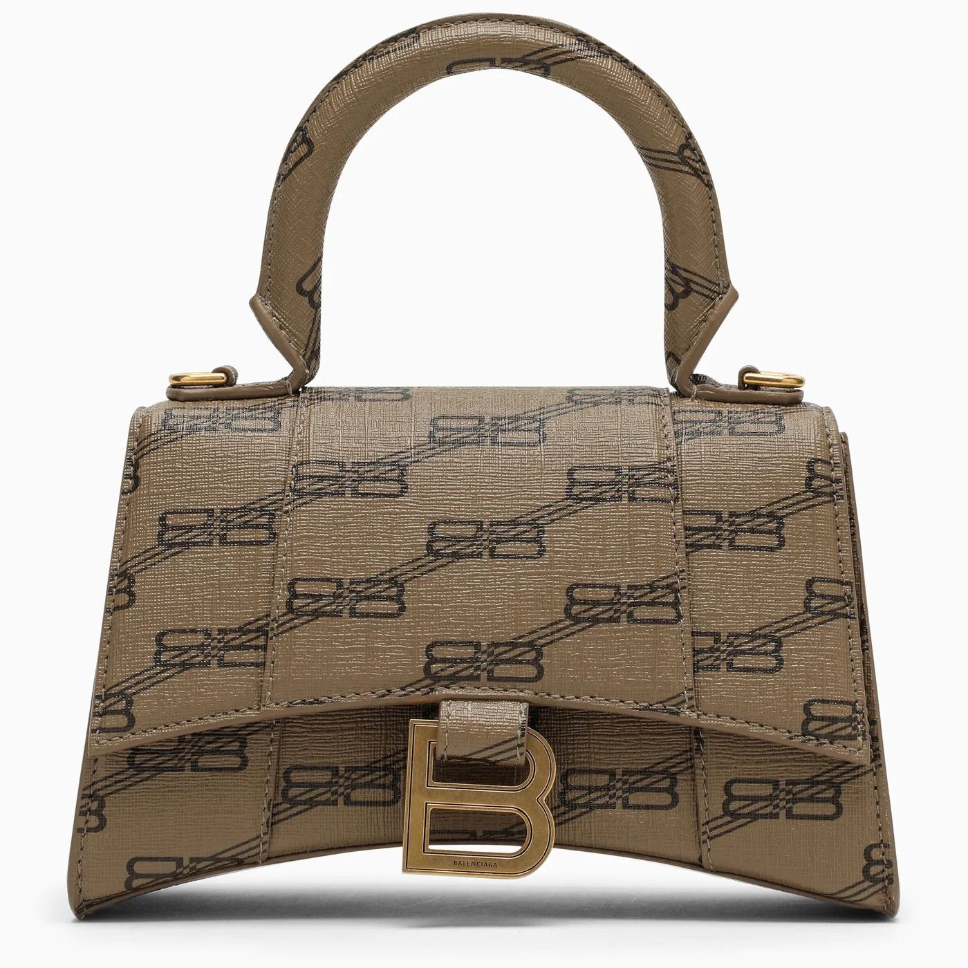 image of Balenciaga O1Srvl11E0324 Size: Os Hourglass Bag In Beige, Women's