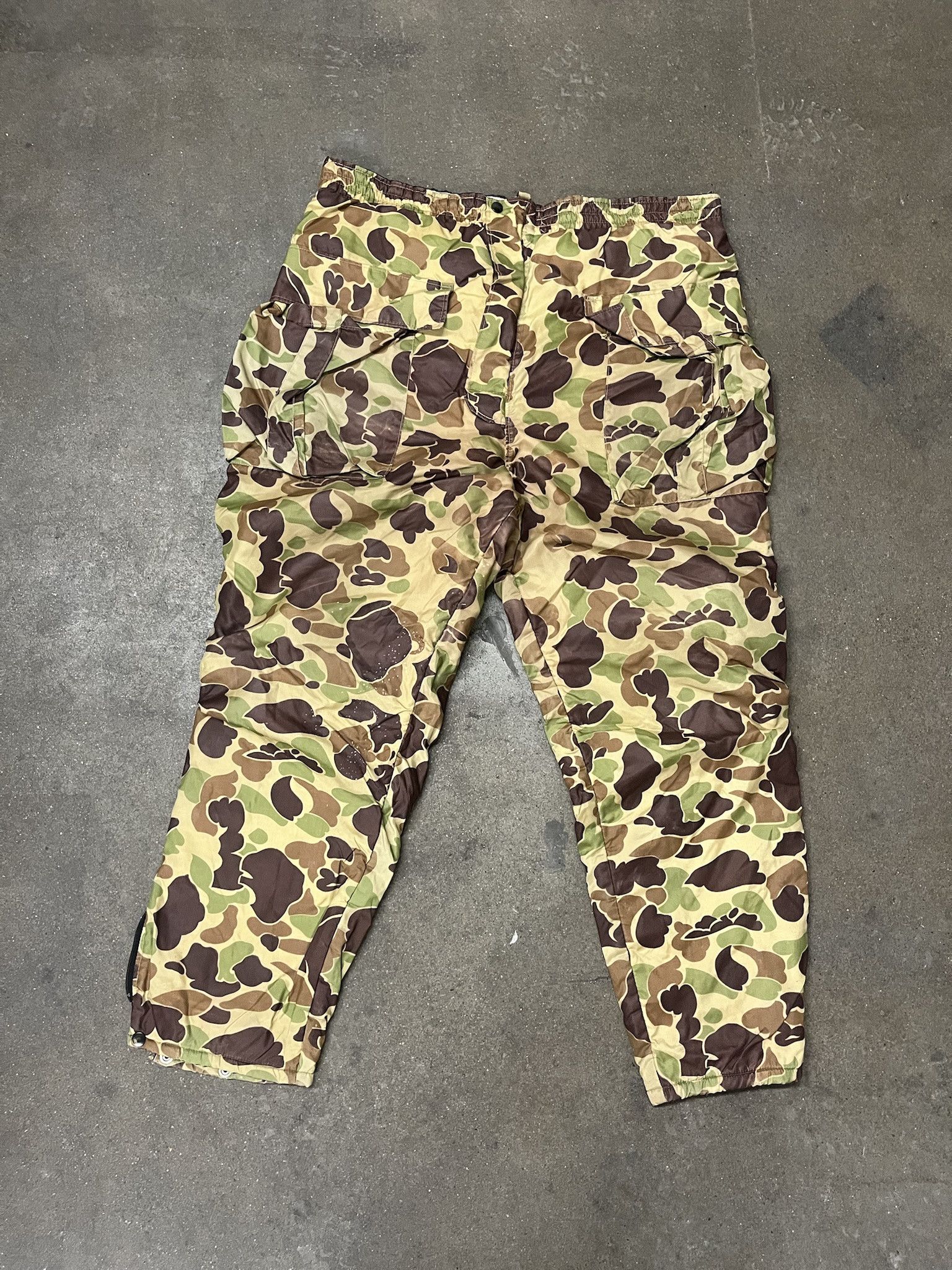 Carhartt × Vintage Vintage 1970s/1980s Stearns Duck Camo Water Resistant Snow Pants Size 42 Size US XL / EU 56 / 4 - 1 Thumbnail