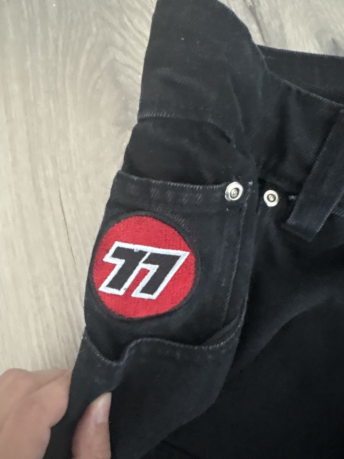 Other 77 Denim Double Knee Oversized Jorts Size US 31 - 3 Thumbnail