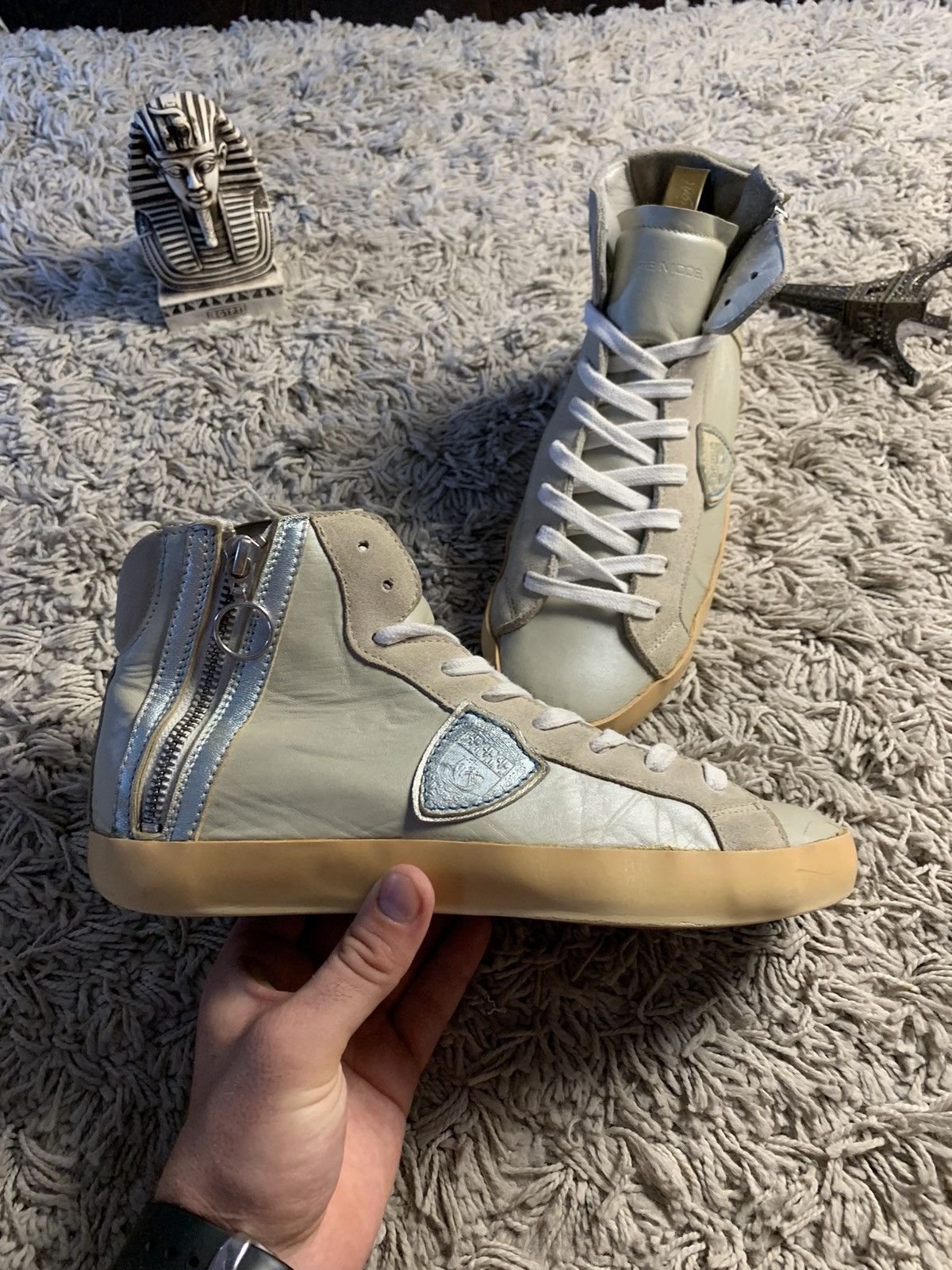 Philippe Model CRAZY 👀 Philippe Model Leather sneakers unisex size 39 Size US 6 / EU 39 - 5 Thumbnail