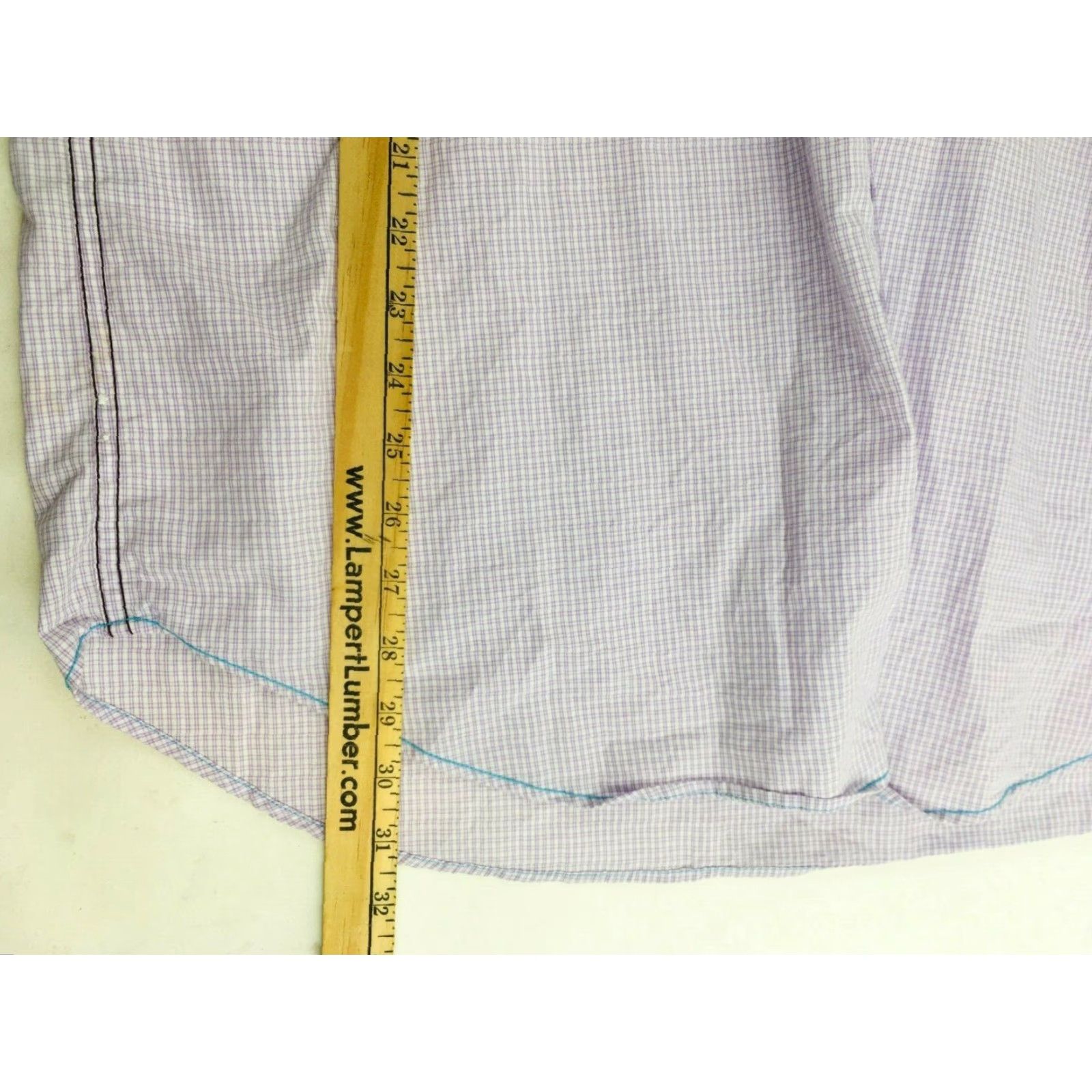 Vintage Article Shirt Men's XL Button Up Long Sleeve Side Pocket Checkered Cotton Size US XL / EU 56 / 4 - 5 Thumbnail