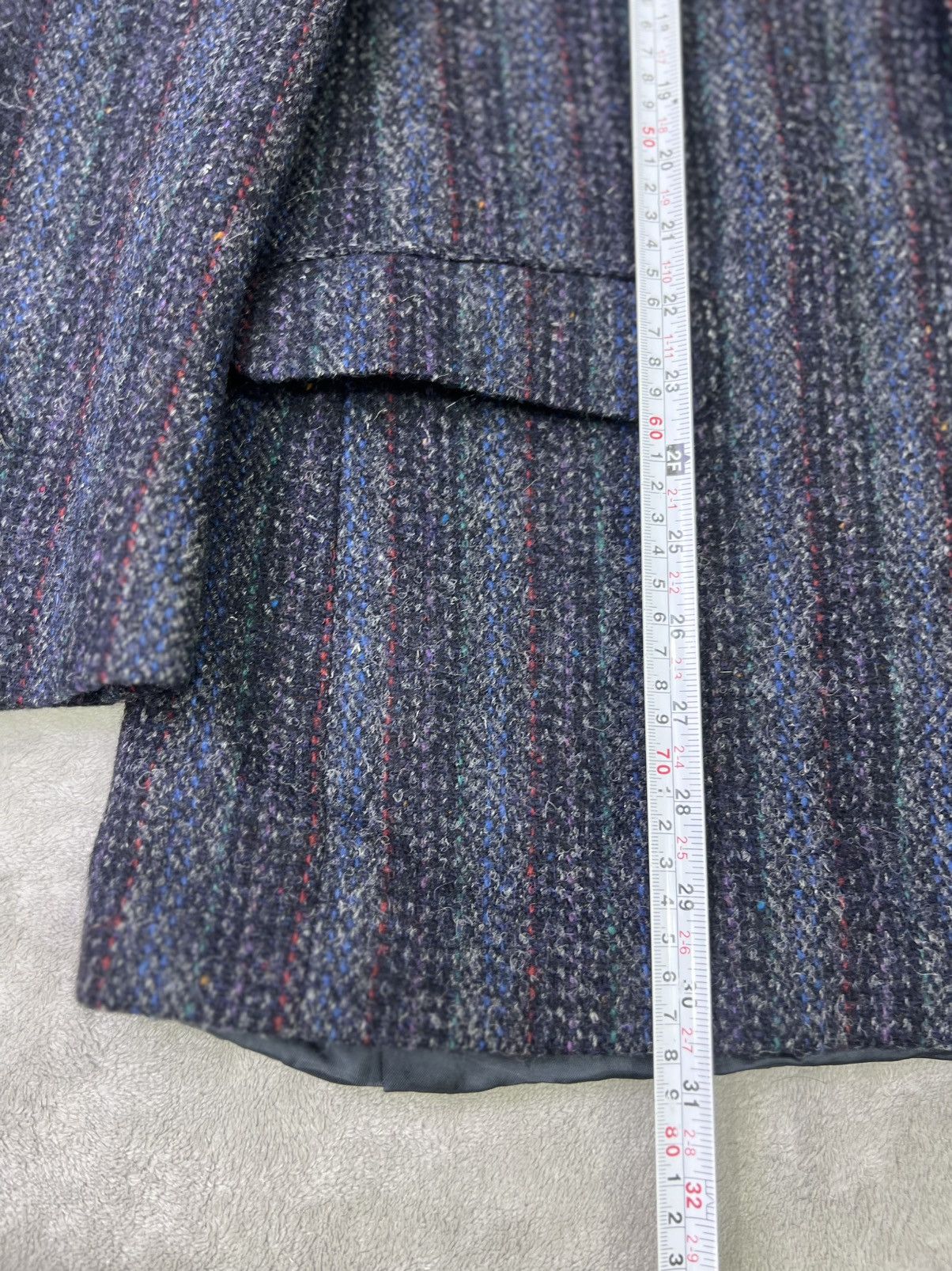 Harris Tweed Vintage Harris Tweed Wool Blazer 42R Made in Canada Striped Size 42R - 9 Thumbnail