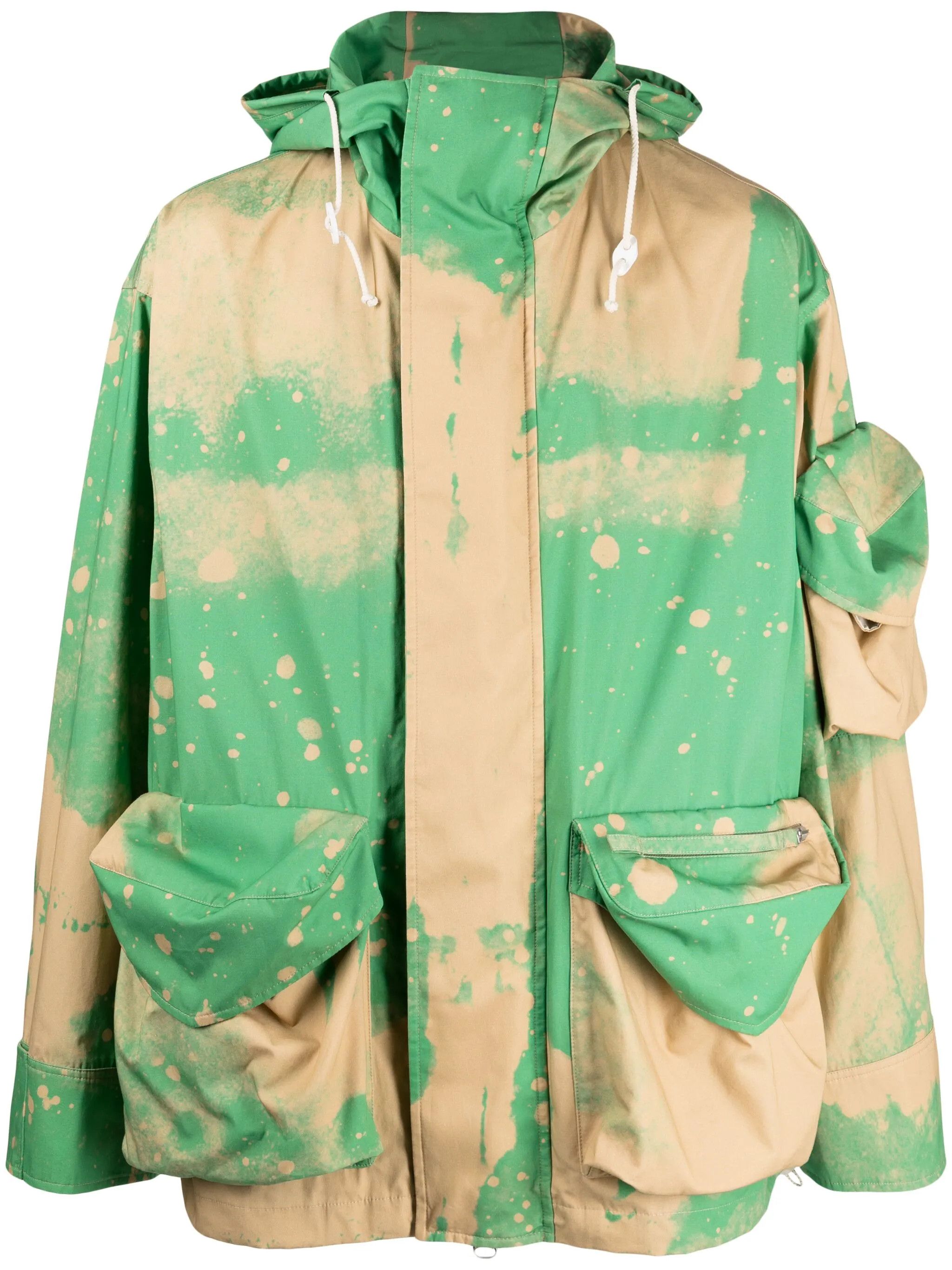 OAMC o1y0225 Hooded Jacket in Green/Khaki Size US L / EU 52-54 / 3 - 1 Thumbnail