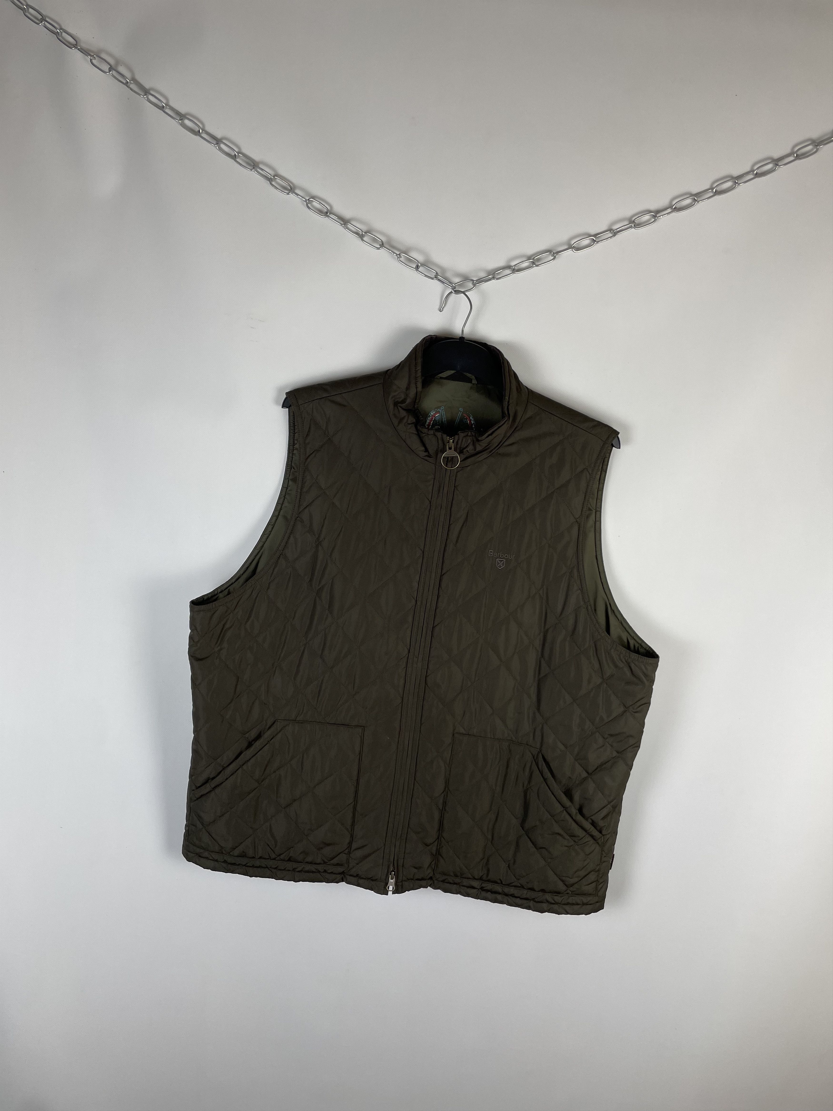 Barbour Vintage Barbour Vest Mens Size US XXL / EU 58 / 5 - 2 Thumbnail