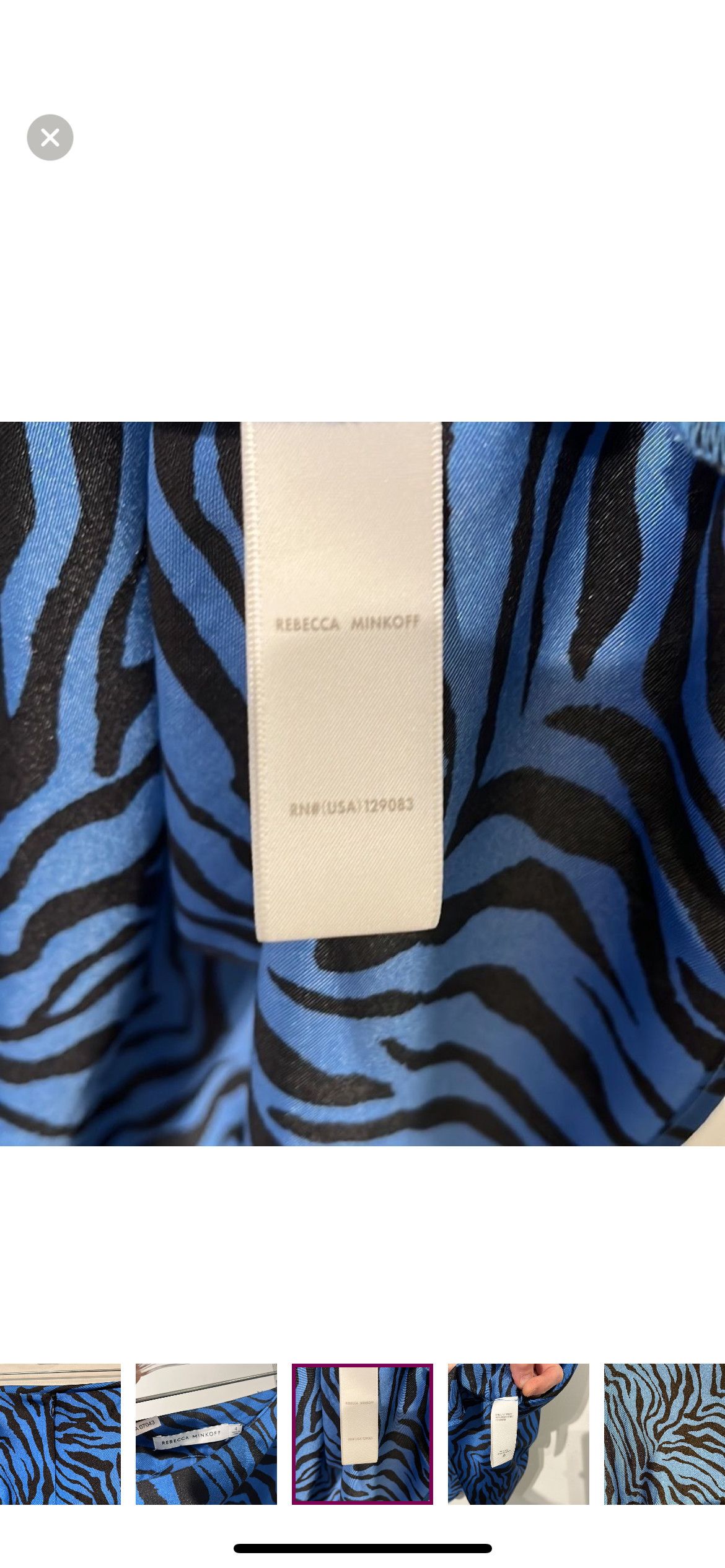 Rebecca Minkoff Davis zebra print midi skirt Size 27" / US 4 / IT 40 - 5 Thumbnail