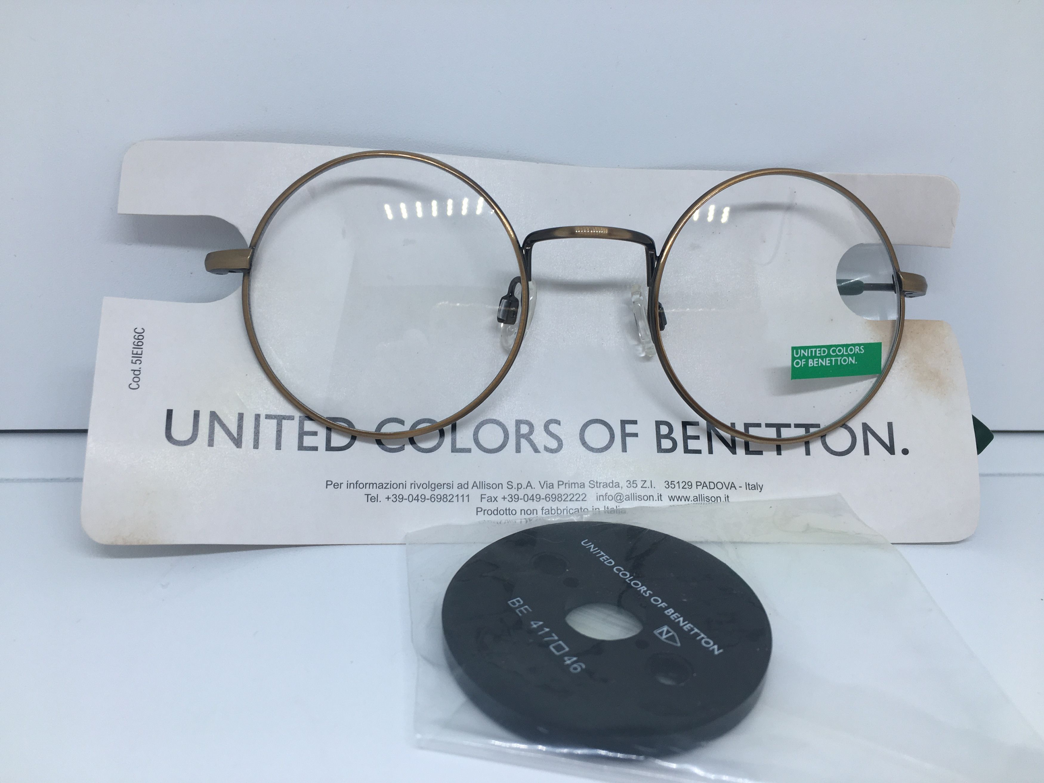 Benetton UNITED COLORS OF BENETTON PREPPY ROUND EYEGLASSES Size ONE SIZE - 1 Thumbnail