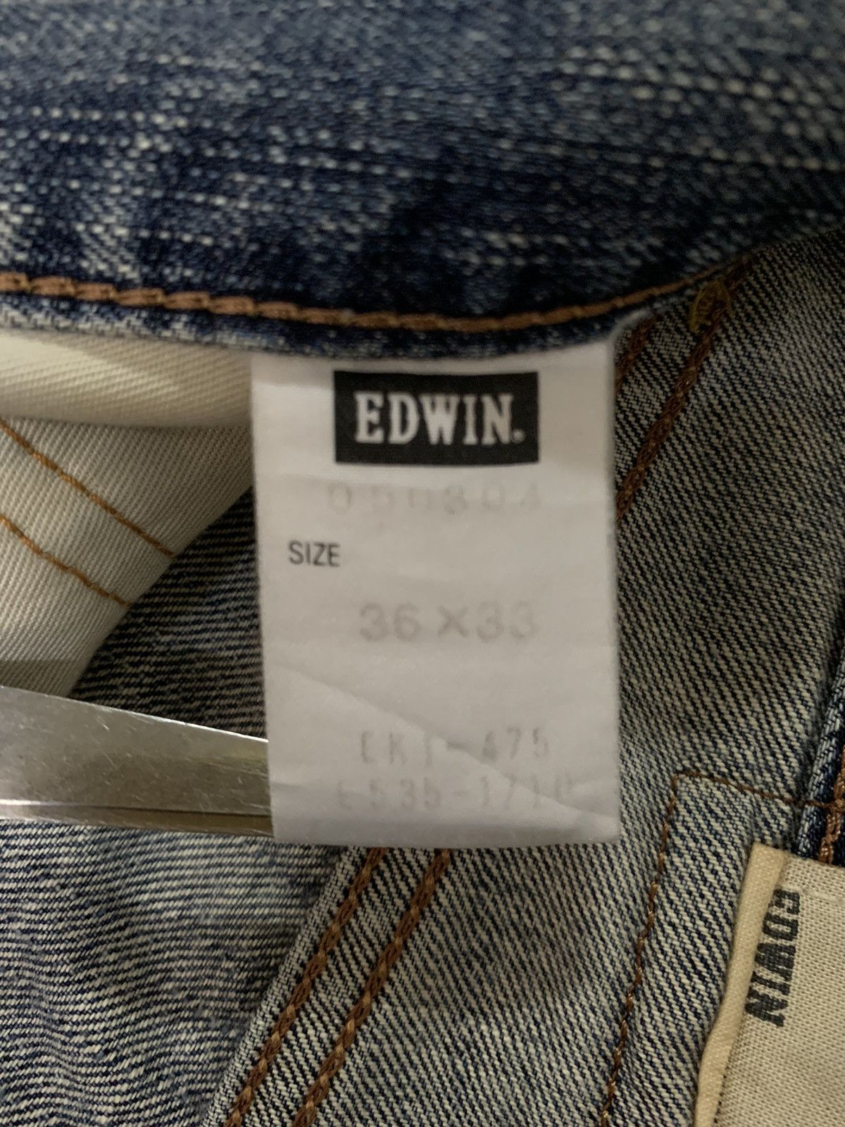 Edwin Vintage Y2K Edwin 503Z Rusty Mud Wash Baggy Jeans Size US 36 / EU 52 - 18 Thumbnail