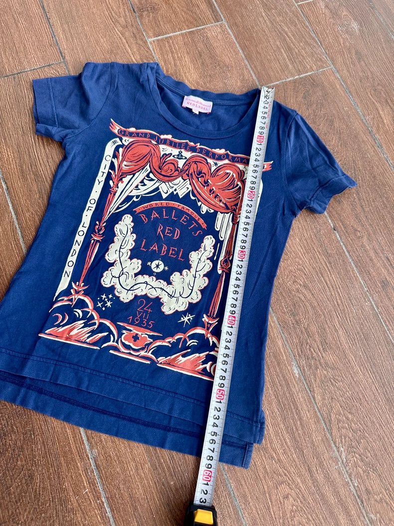 Vivienne Westwood Vivienne Westwood size2 Blue and white printed T-shirt Size S / US 4 / IT 40 - 7 Thumbnail
