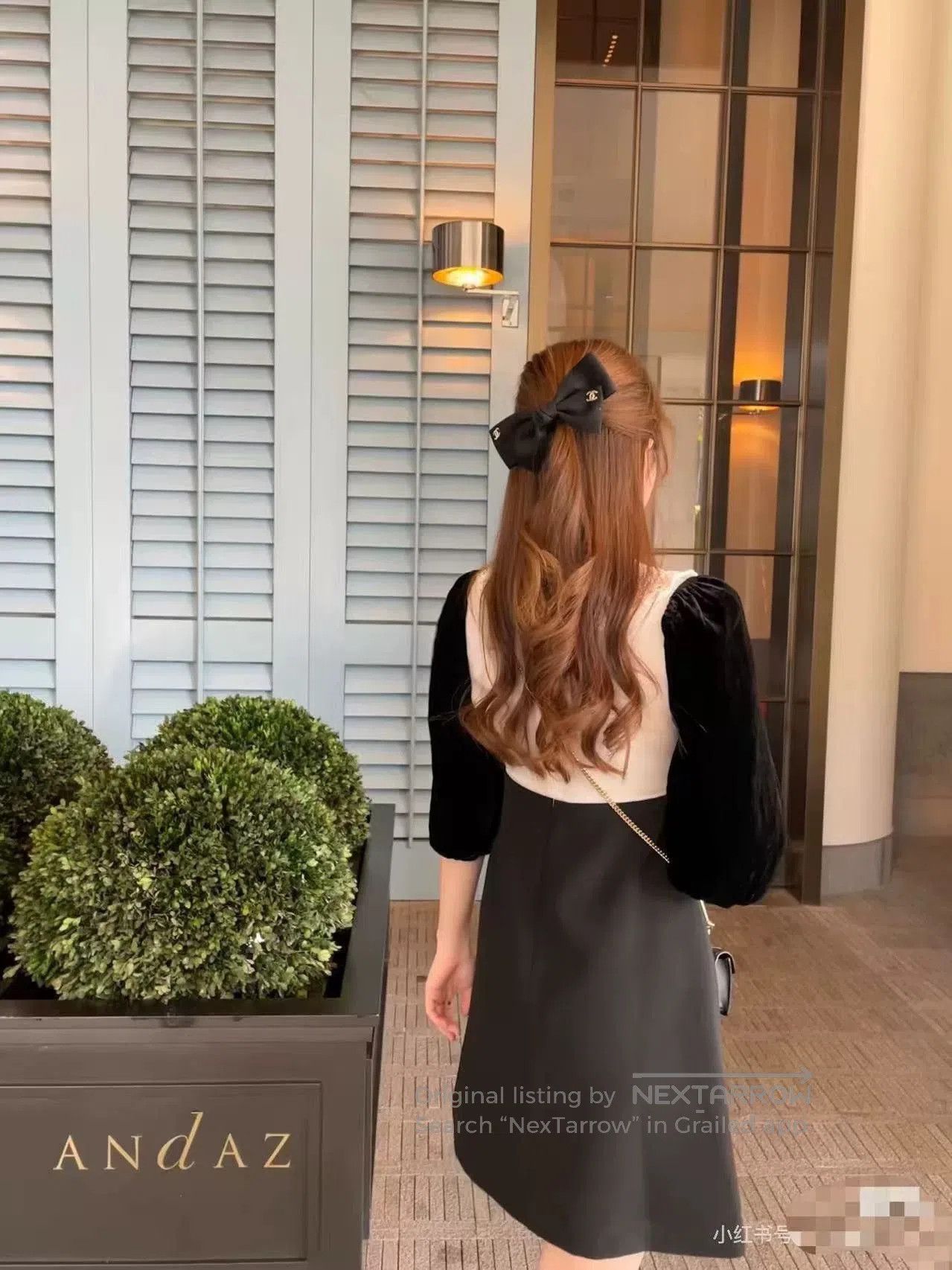 Miu Miu miumiu silk velvet dress with collar. Size US 36 / EU 52 - 2 Thumbnail