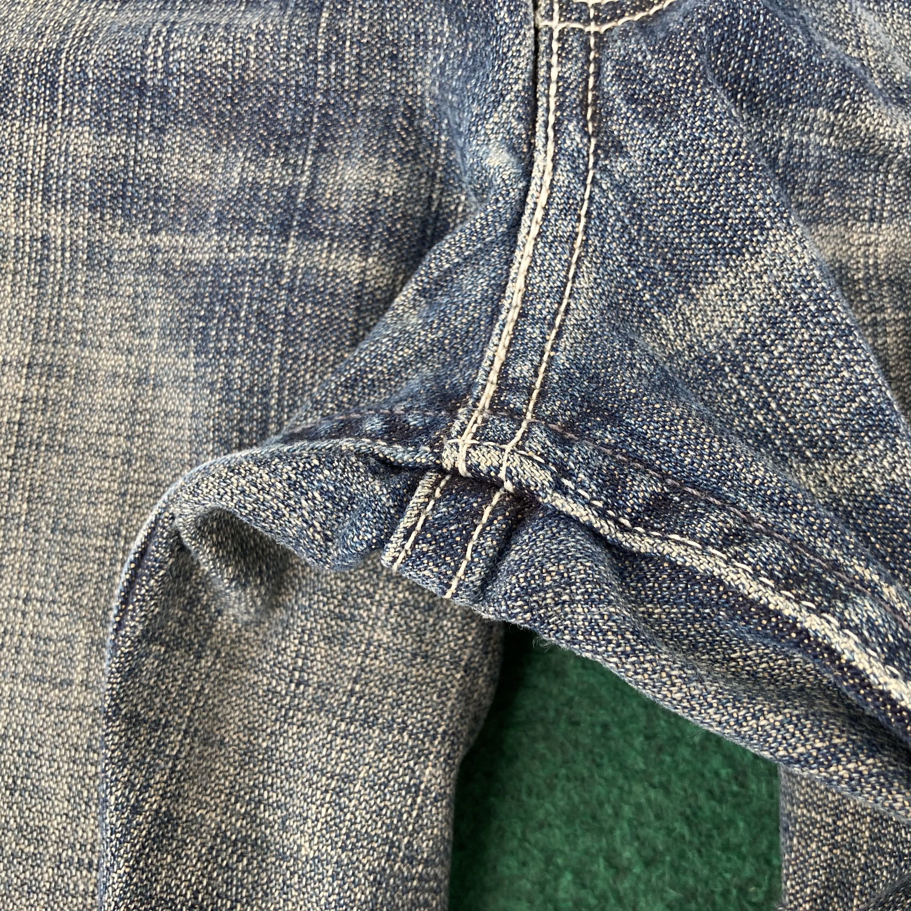Levi's 34x33.5 Vtg Levis 517 Denim Flare Bootcut Sz 34 Jeans Size US 34 / EU 50 - 8 Thumbnail