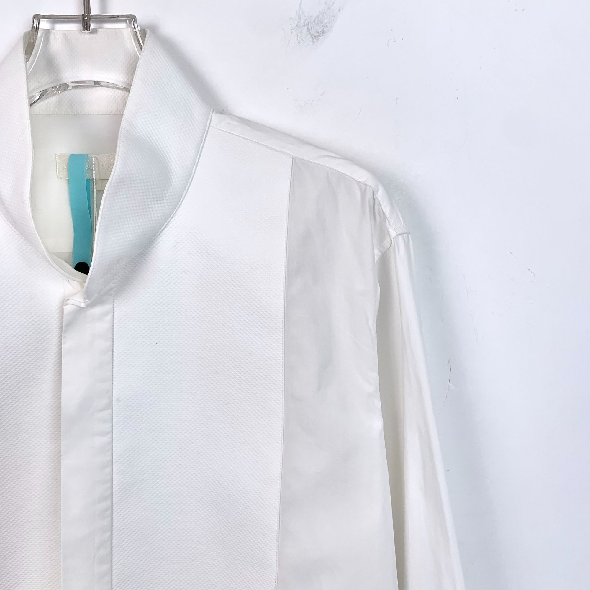 Alexander McQueen Alexander McQueen White Button-Down Long Sleeve Shirt (No Si Size ONE SIZE - 7 Thumbnail