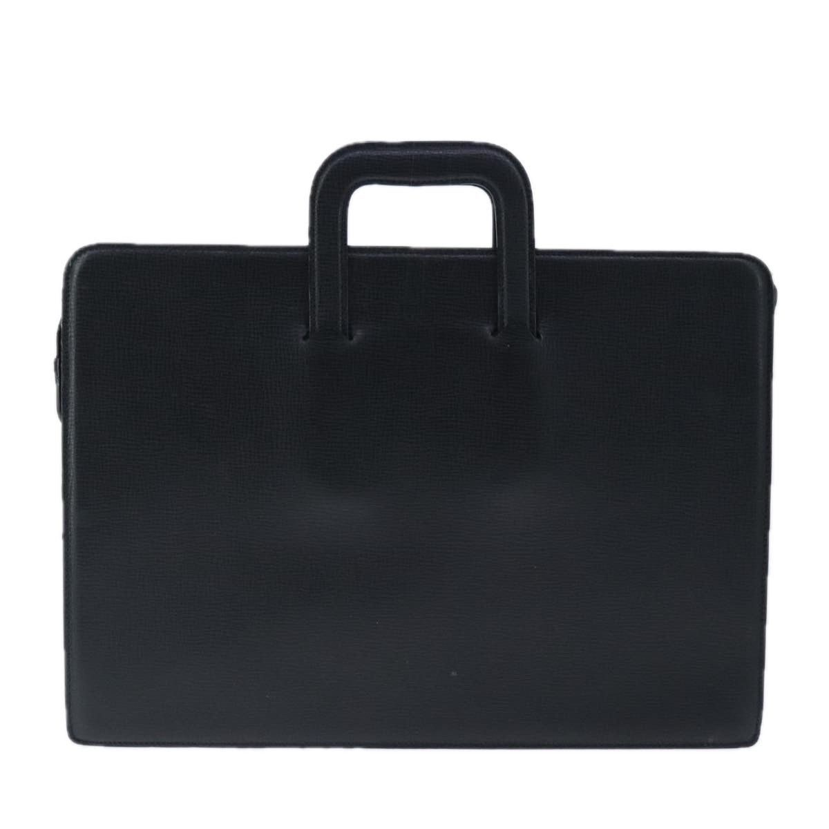 Burberry Burberry Business Bag Leather Black Gold Size ONE SIZE - 3 Thumbnail