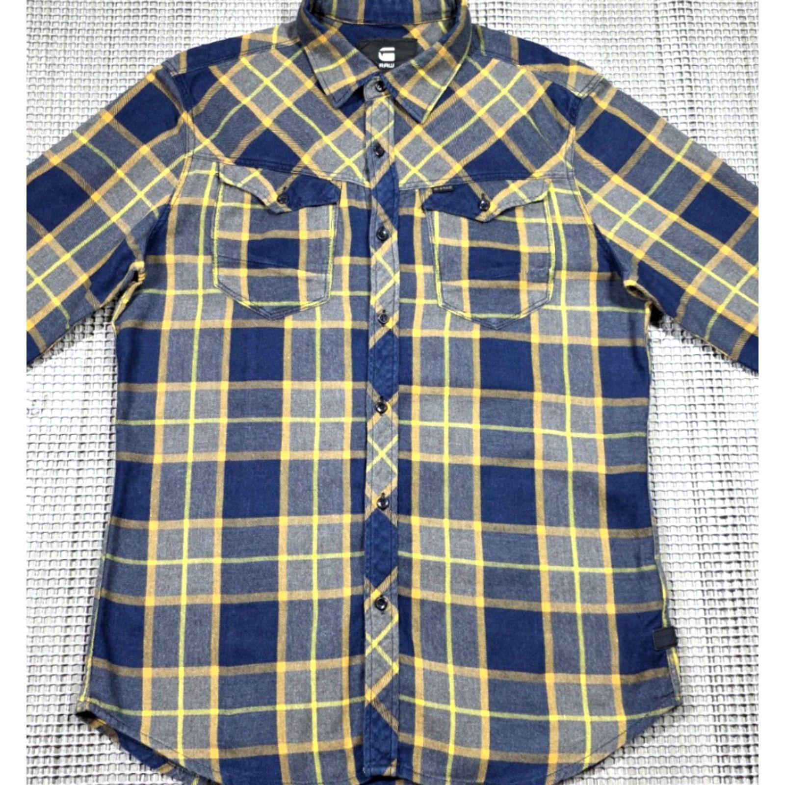 G-Star G-Star Arc 3D L/S Shirt M Multicolor Plaid Cotton Slim Button-Up Flannel Size US M / EU 48-50 / 2 - 4 Thumbnail
