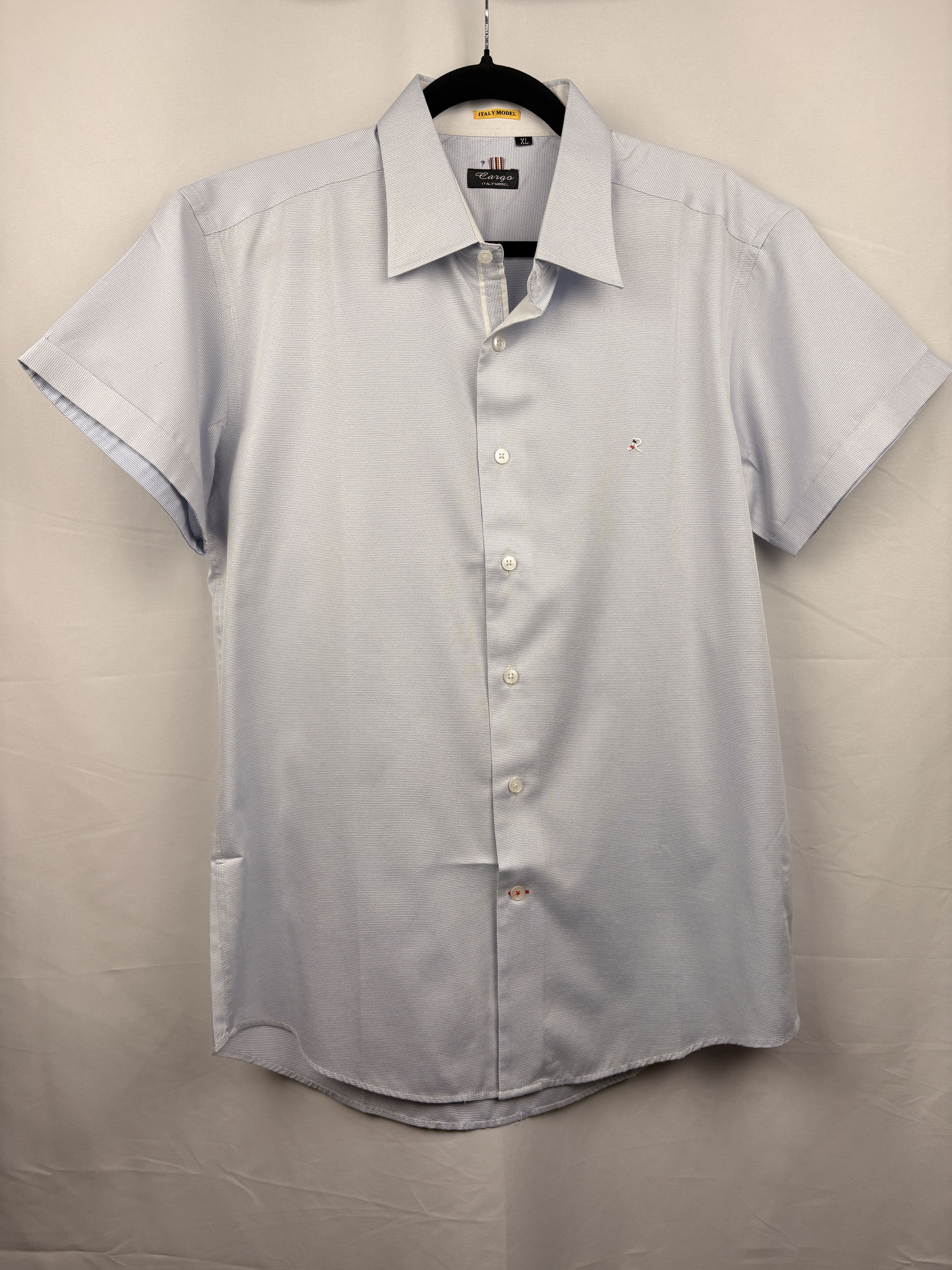 Other Men’s Earga Italy Model Short Sleeve Button Up Shirt Size US XL / EU 56 / 4 - 1 Thumbnail