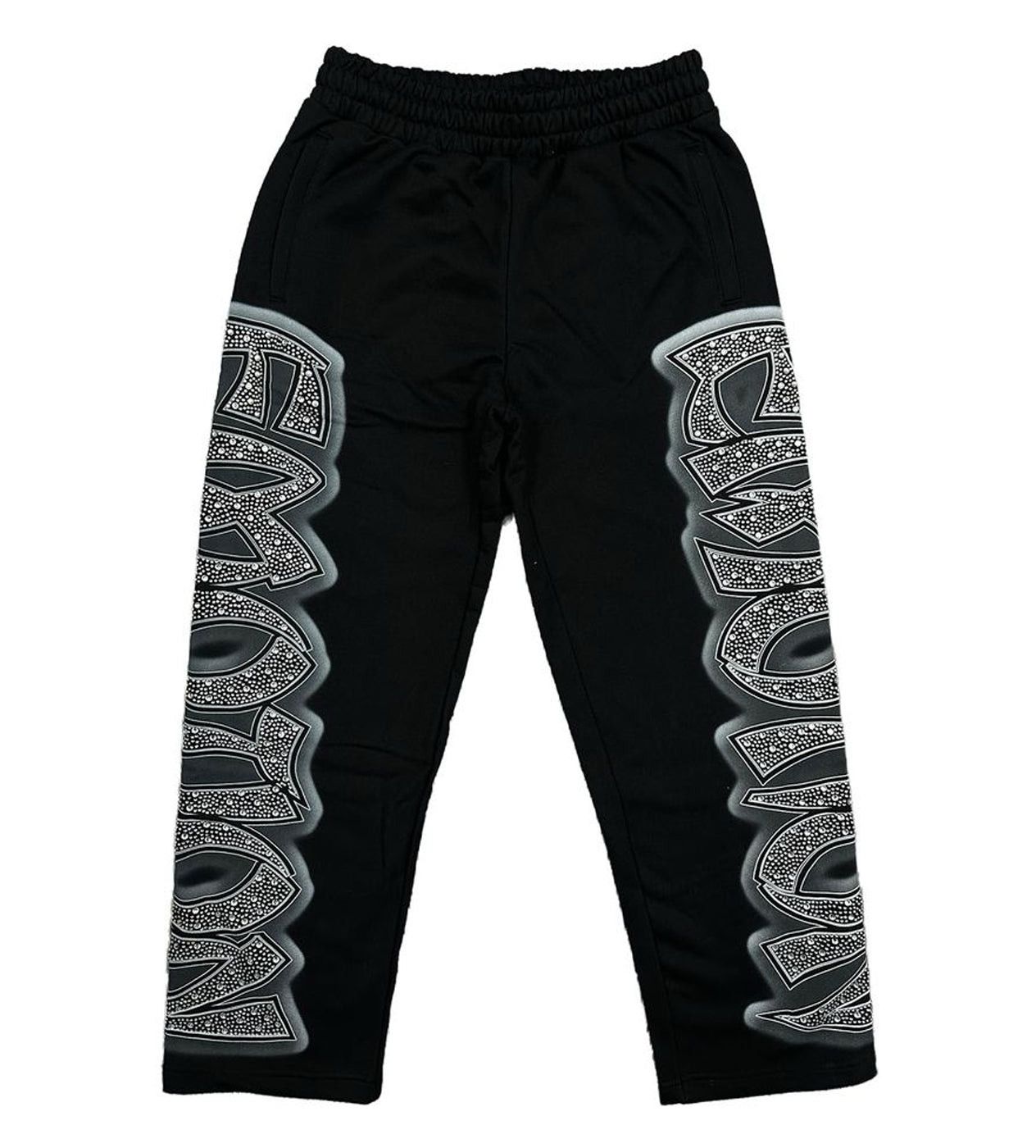 Other Mixed Emotions Midnight Rhinestone Sweatpants Black Size US 36 / EU 52 - 1 Preview