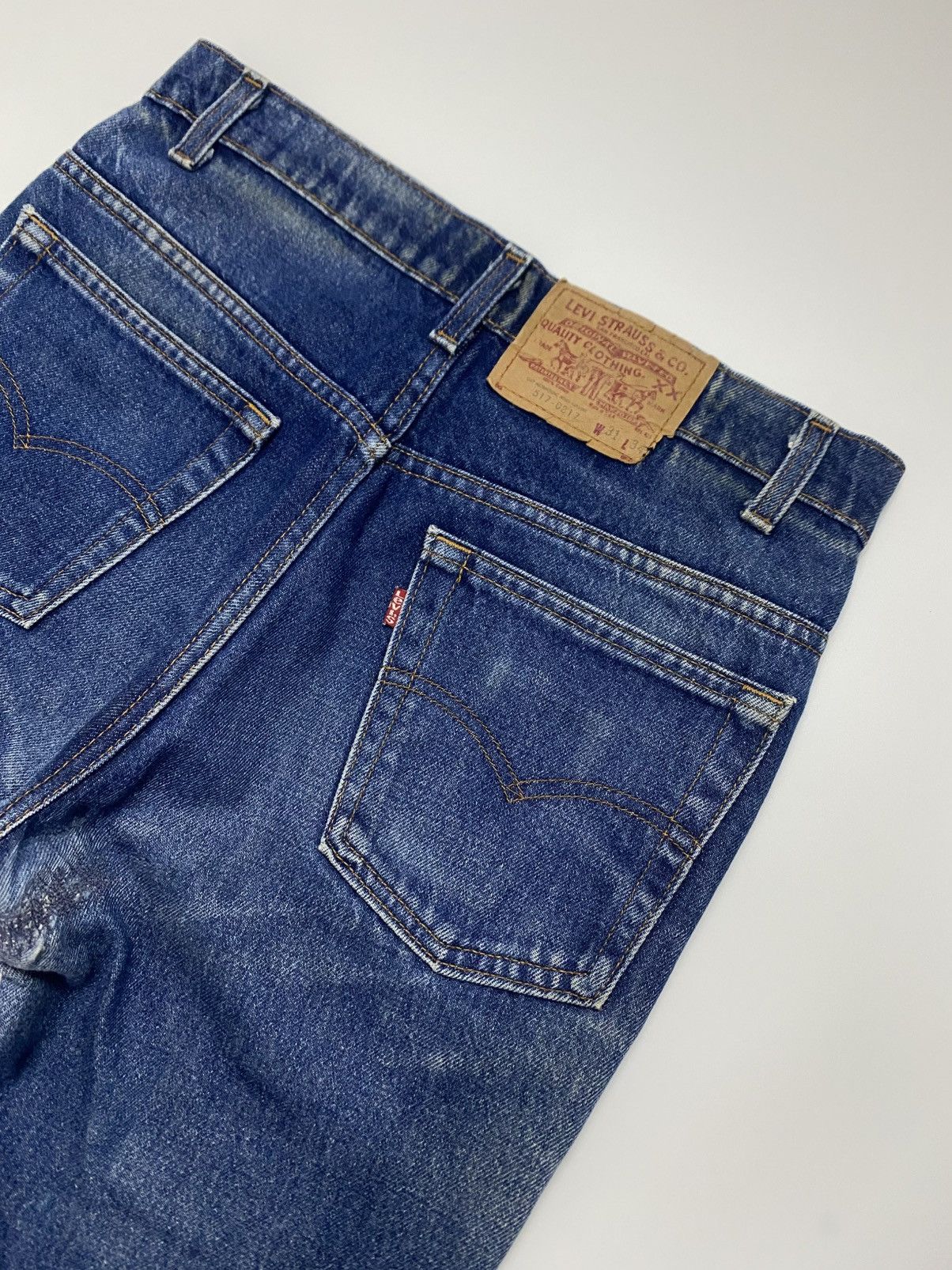 Levi's Rare Vintage 70s Levis 517 studd denim jeans Size US 32 / EU 48 - 9 Thumbnail