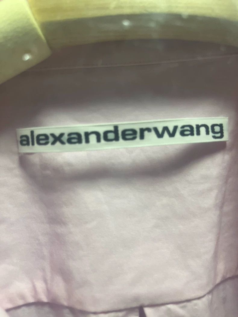 Alexander Wang Alexander Wang Pink Rhinestone Button Up Shirt- Size S / US 4 / IT 40 - 1 Thumbnail