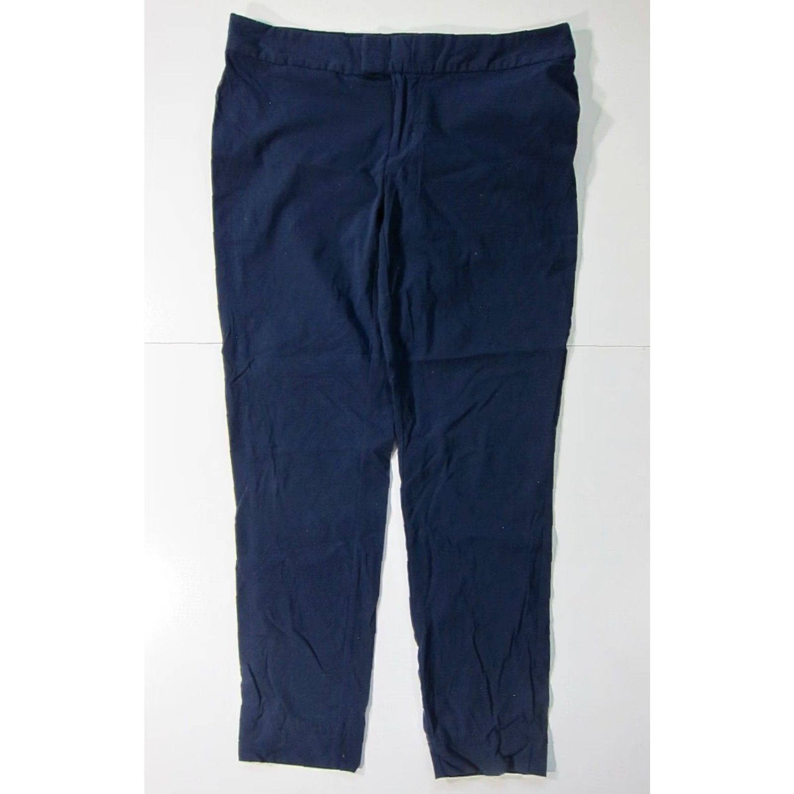Vintage Columbia Navy Blue Stretch Lightweight Pocket Travel Active Slim Pant Women 6/38 Size 28" / US 6 / IT 42 - 2 Thumbnail