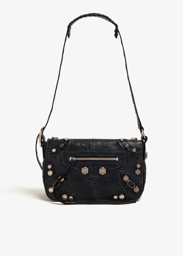 Balenciaga o1la1rc1a1225 Size: OS / Le Cagole XS Flap Bag in Black Size ONE SIZE - 1 Thumbnail