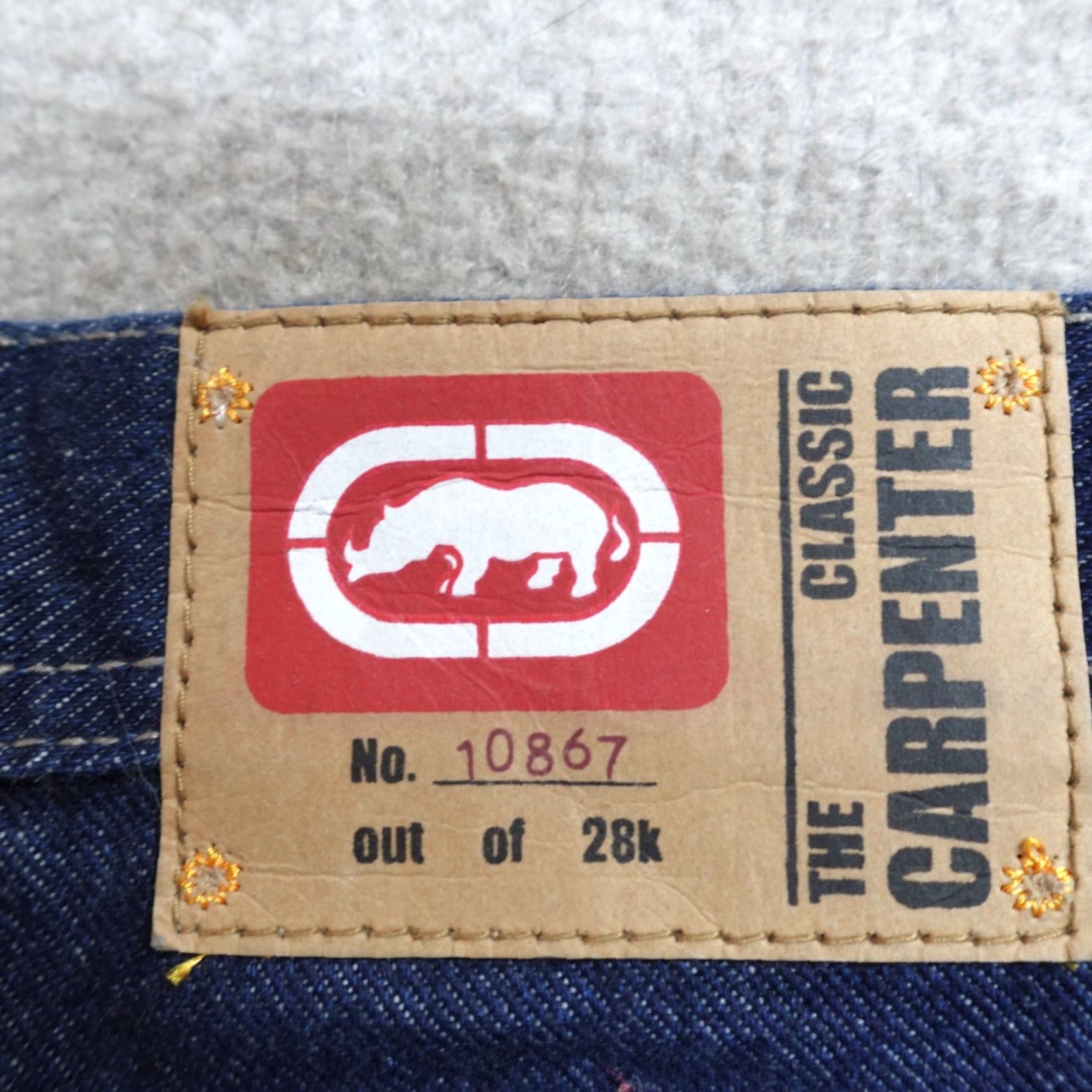 Ecko Unltd. VINTAGE Ecko Jeans 36 x 32 Blue Solid Carpenter Wide-Leg Denim Jeans Men 36 Blue Wide-Leg Cheers? Size US 36 / EU 52 - 3 Thumbnail