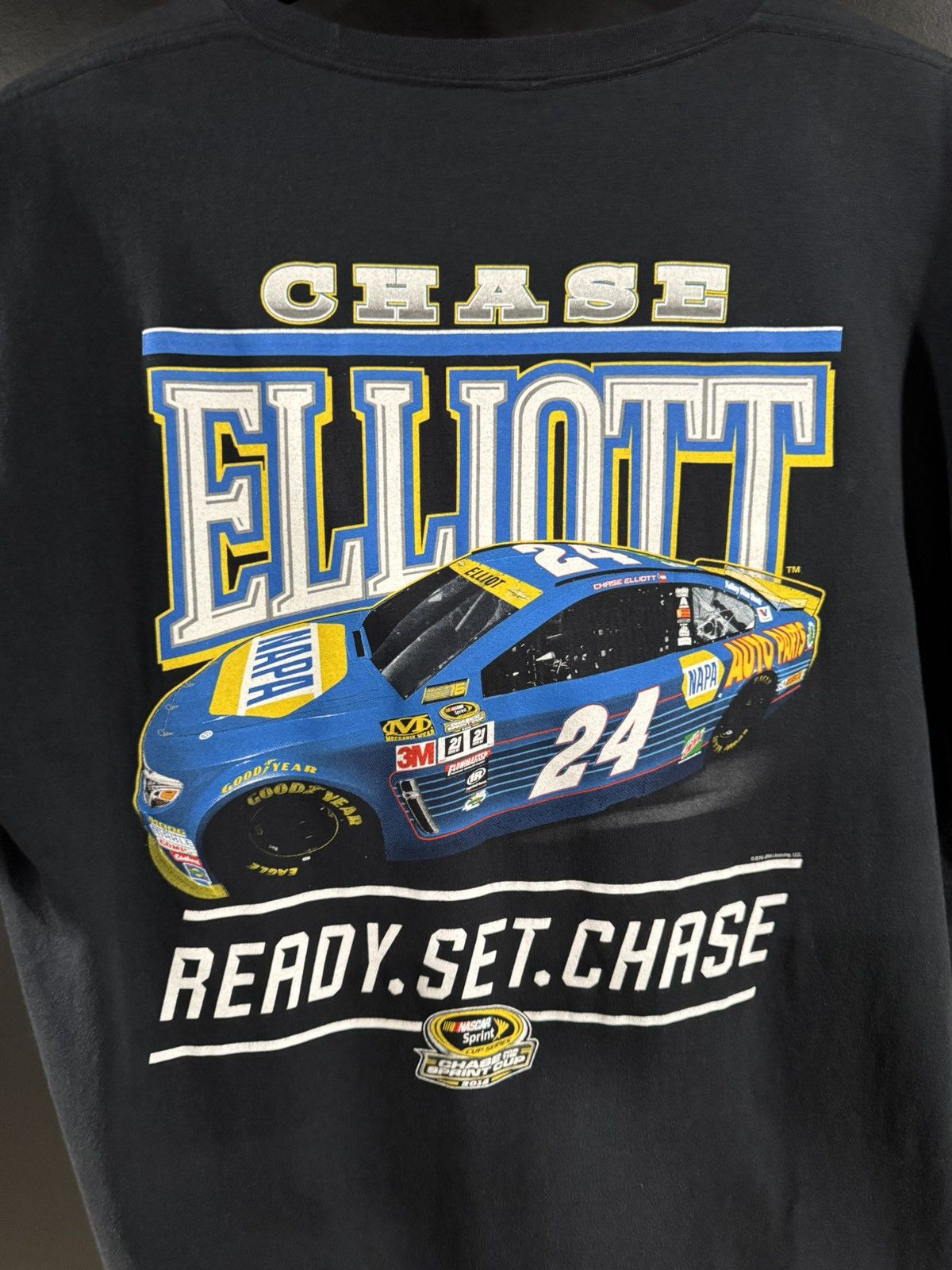 NASCAR 2016 Chase Elliot Sprint Cup Series Faded NASCAR Tee XL Size US XL / EU 56 / 4 - 4 Thumbnail