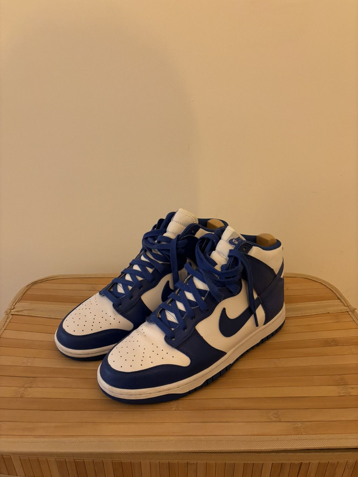 royal blue high top nikes