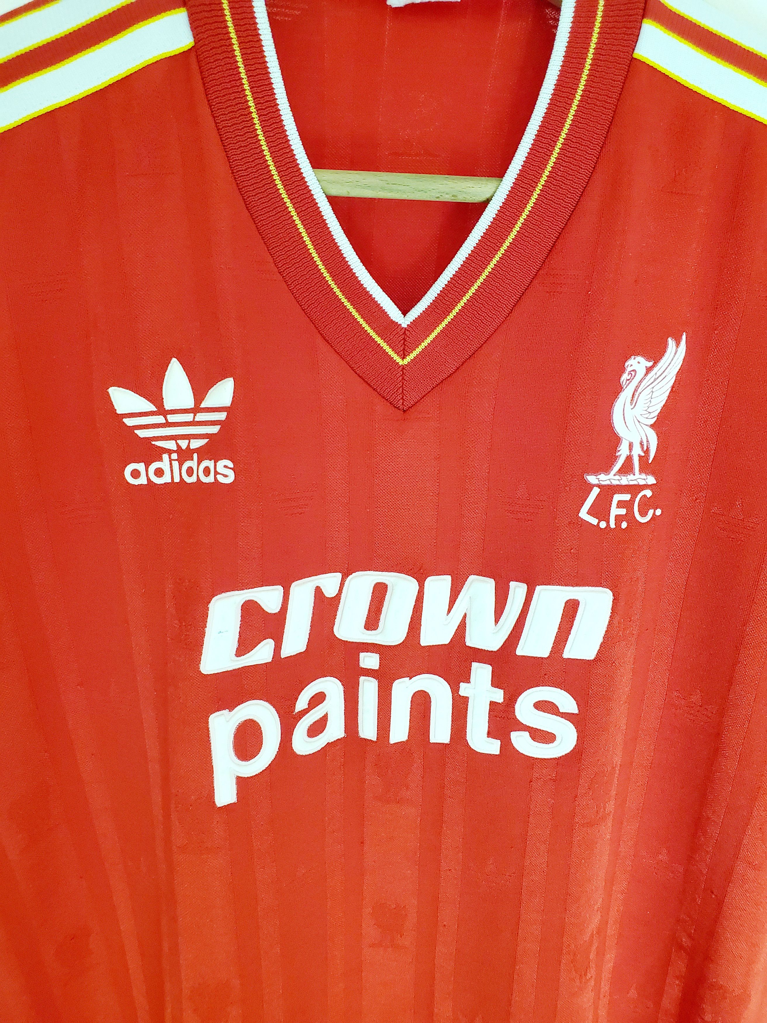 Adidas Authentic LIVERPOOL HOME 1985/1987 JERSEY M Size US M / EU 48-50 / 2 - 2 Thumbnail