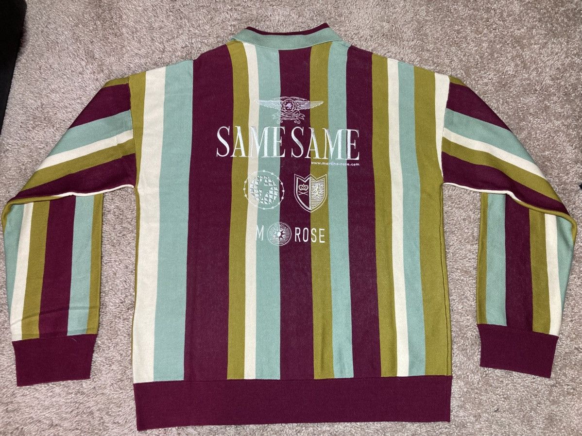 Martine Rose New AW24 Martine Rose Same Logo Silk Blend Zip Knit Polo MR Size US M / EU 48-50 / 2 - 8 Thumbnail