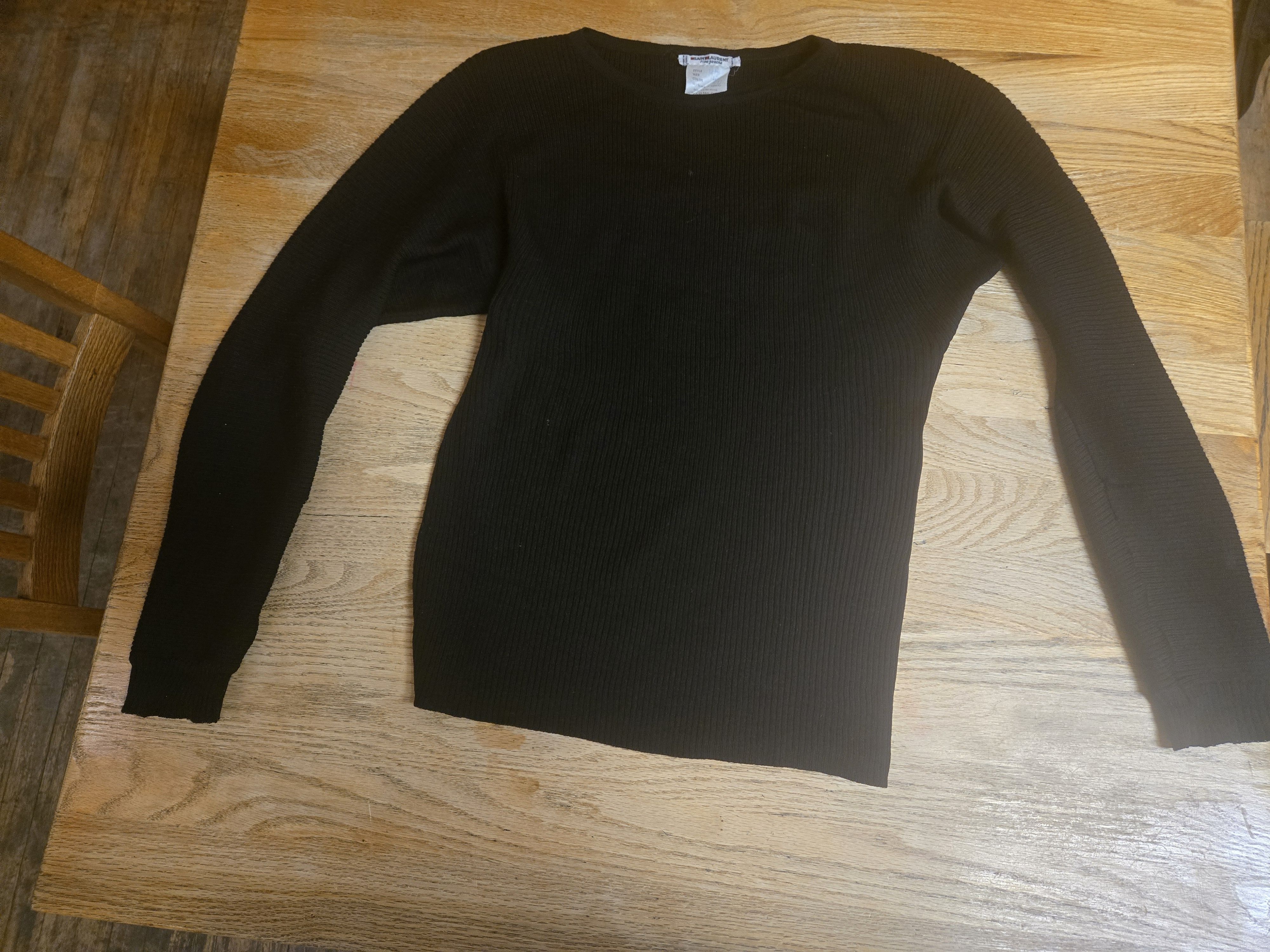 Yves Saint Laurent 1980's Rive Gauche Sweater Size M / US 6-8 / IT 42-44 - 4 Thumbnail