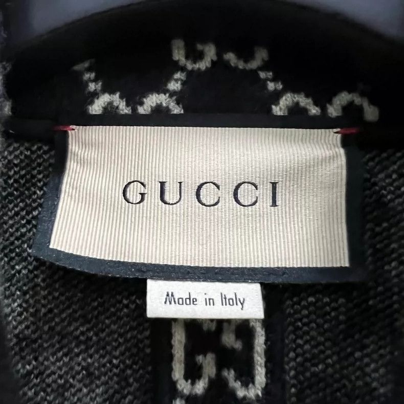 Gucci Gucci GG letter jacquard cloak cloak jacket 2505-Nextarrow Size L / US 10 / IT 46 - 3 Thumbnail