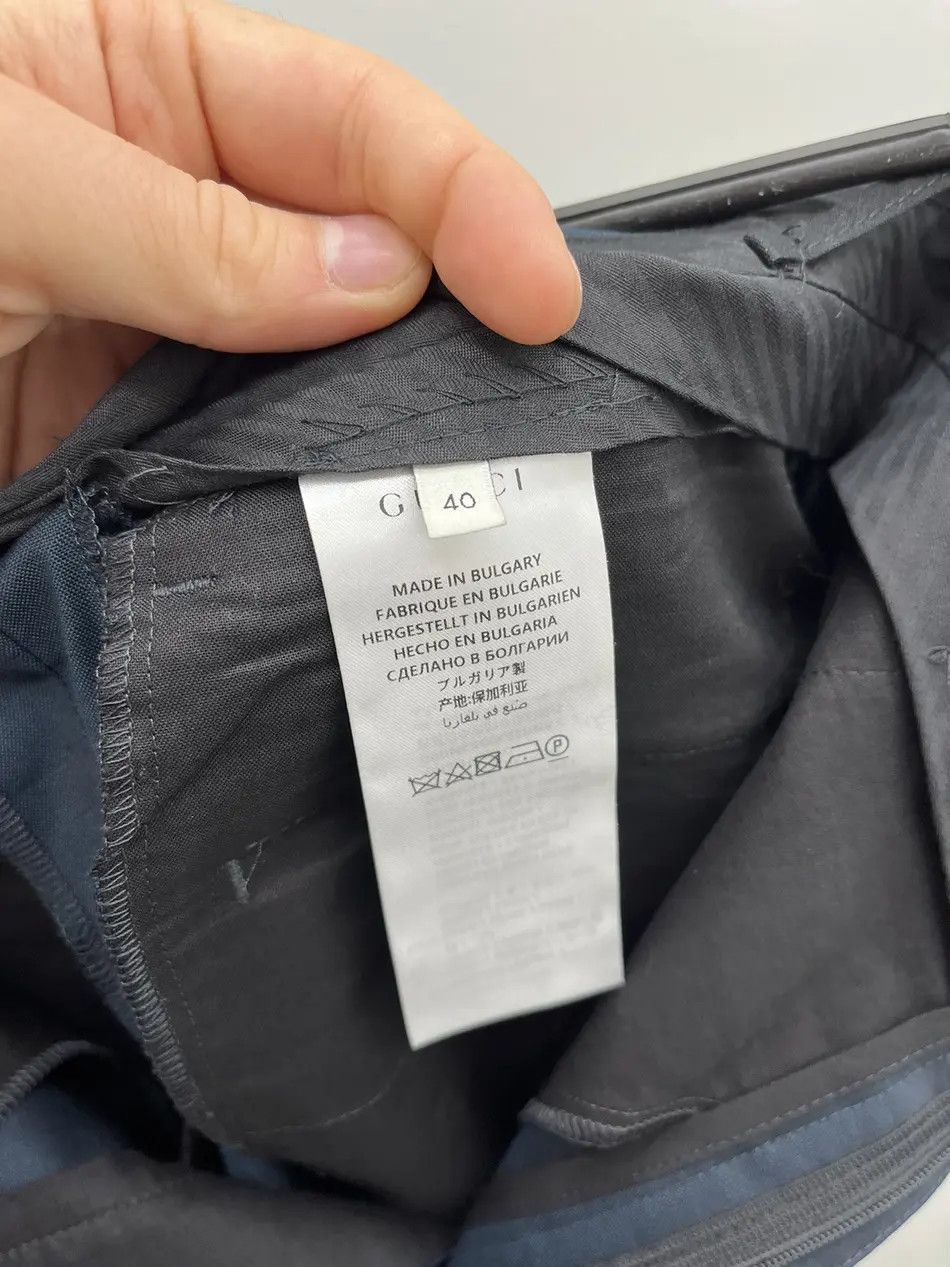 Gucci Gucci Uniform Classic Wool Pants Size 27" / US 4 / IT 40 - 6 Thumbnail