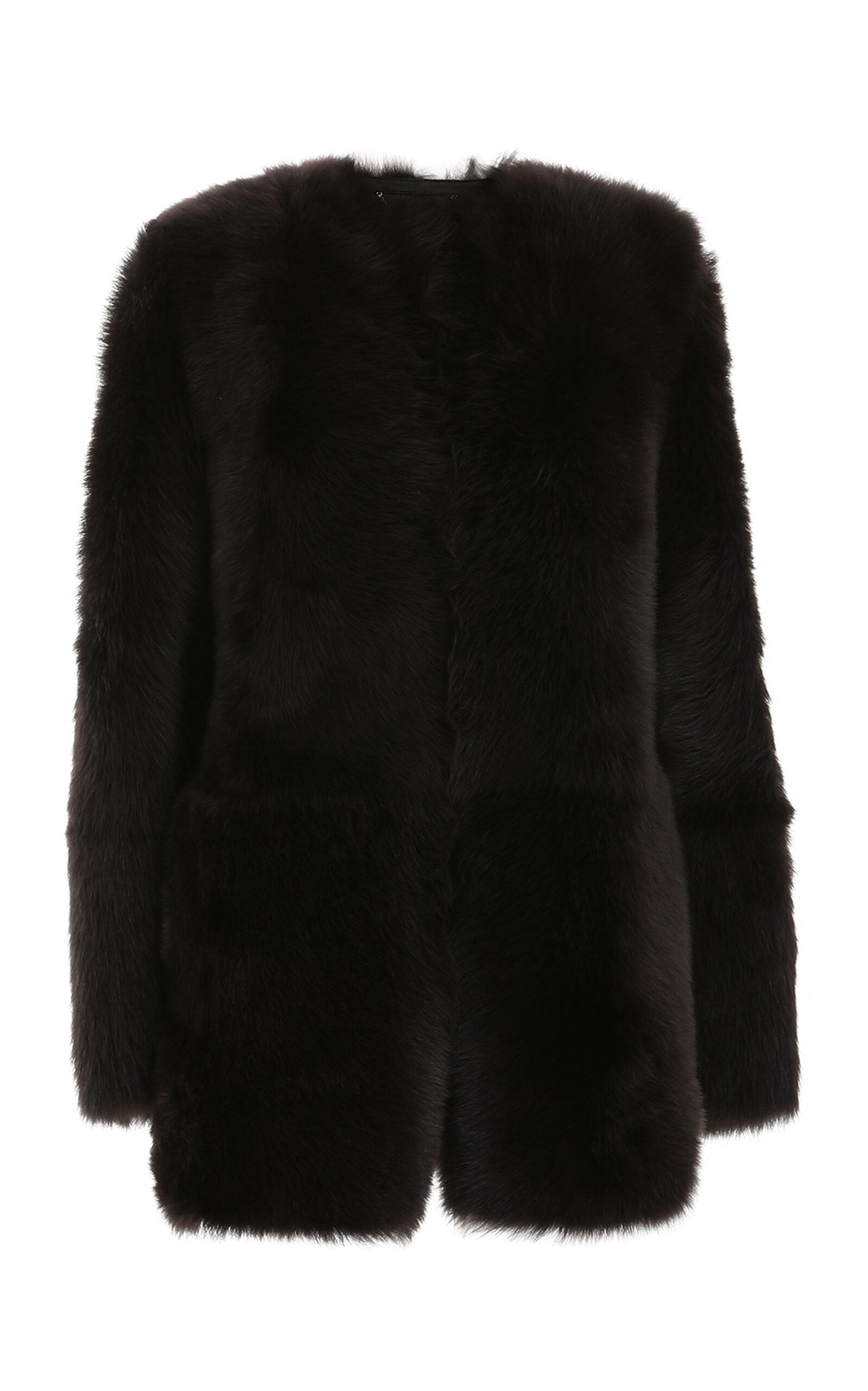 Zimmermann oc11z0425 Luminosity Shearling Jacket in Chocolate Brown Size S / US 4 / IT 40 - 1 Thumbnail