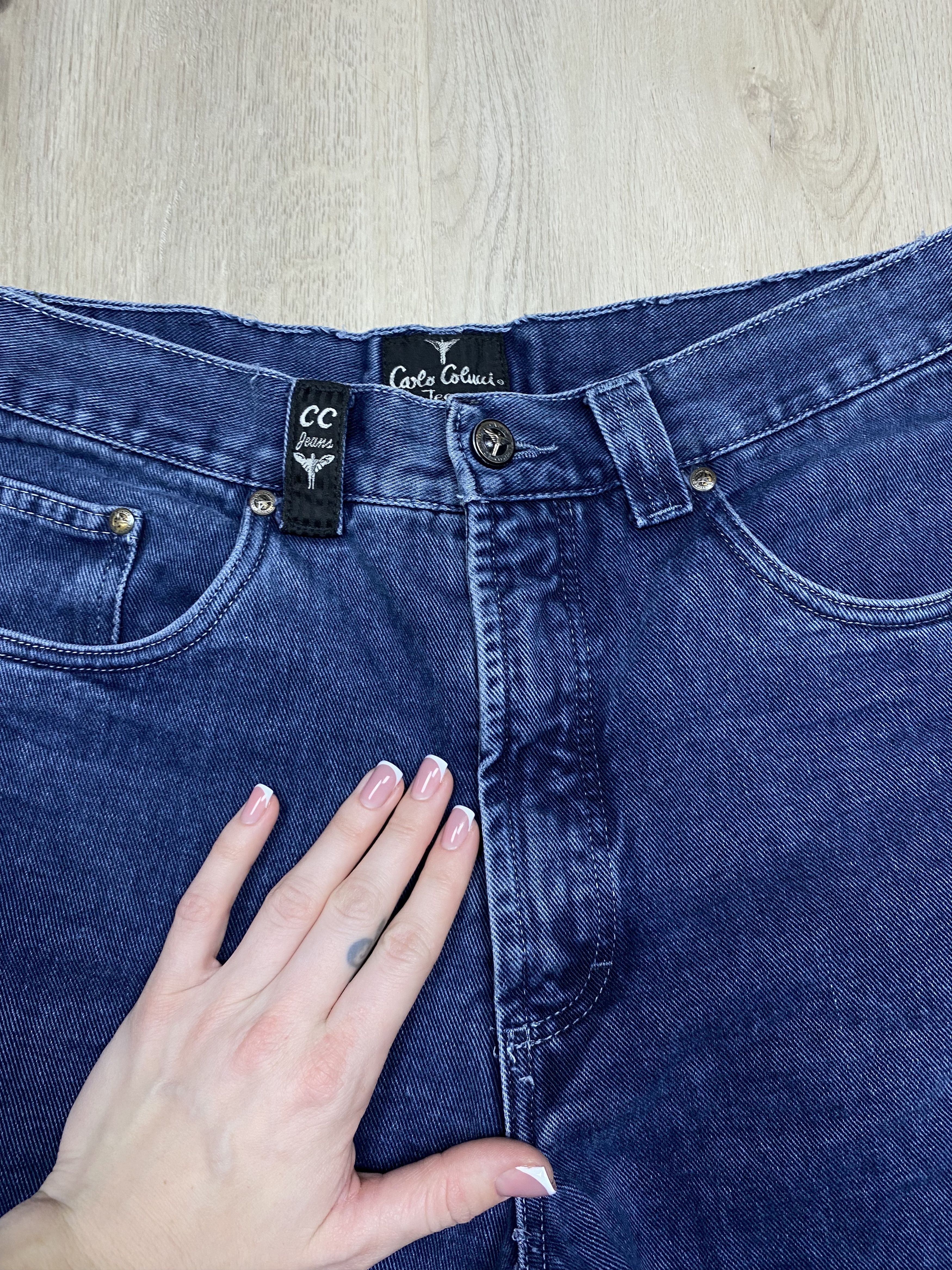 Carlo Colucci Carlo Colucci 90s Vintage Mens Denim Pants Jeans Size US 35 - 3 Thumbnail