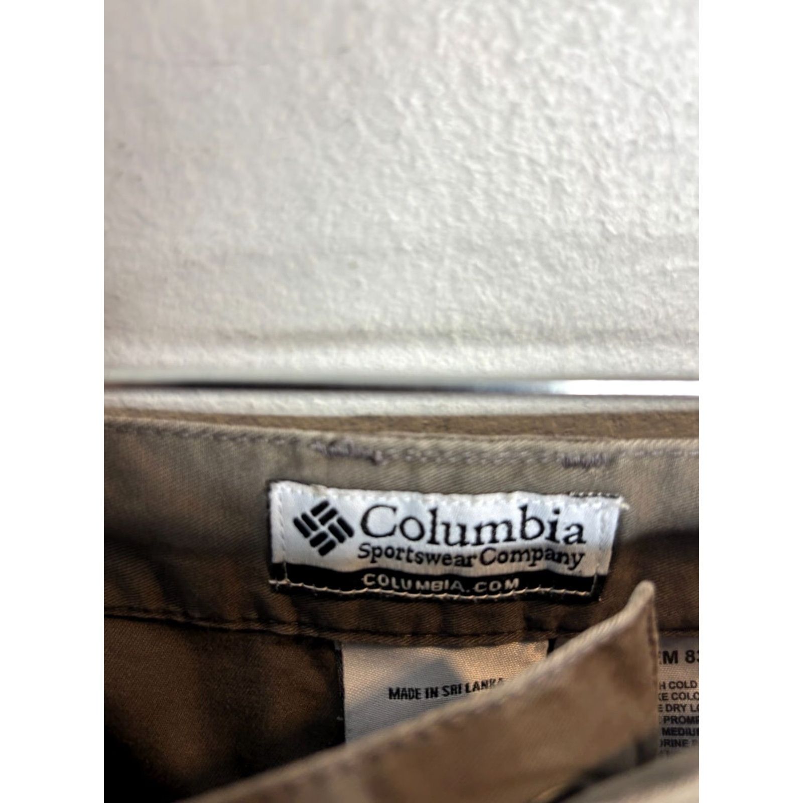 Vintage Columbia Cargo Pants Baggy Mens Size L Green 90s Outdoor Workwear Canvas Pant Size US 33 - 4 Thumbnail