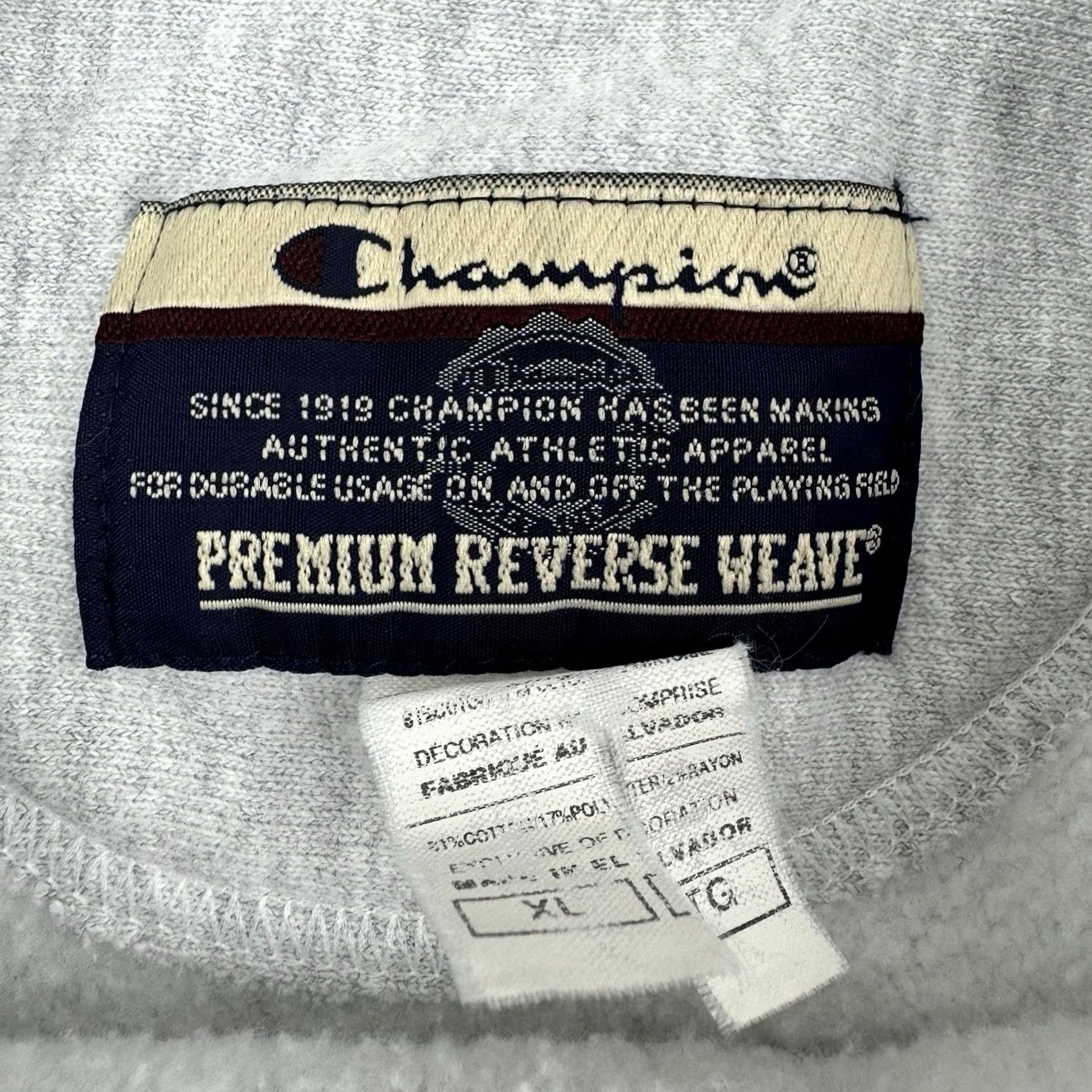 Champion VINTAGE Champion Reverse Weave Sweatshirt Men XL Gray Nature Animals Y2K Crew Neck Pullover Adults Mens Size US XL / EU 56 / 4 - 5 Thumbnail