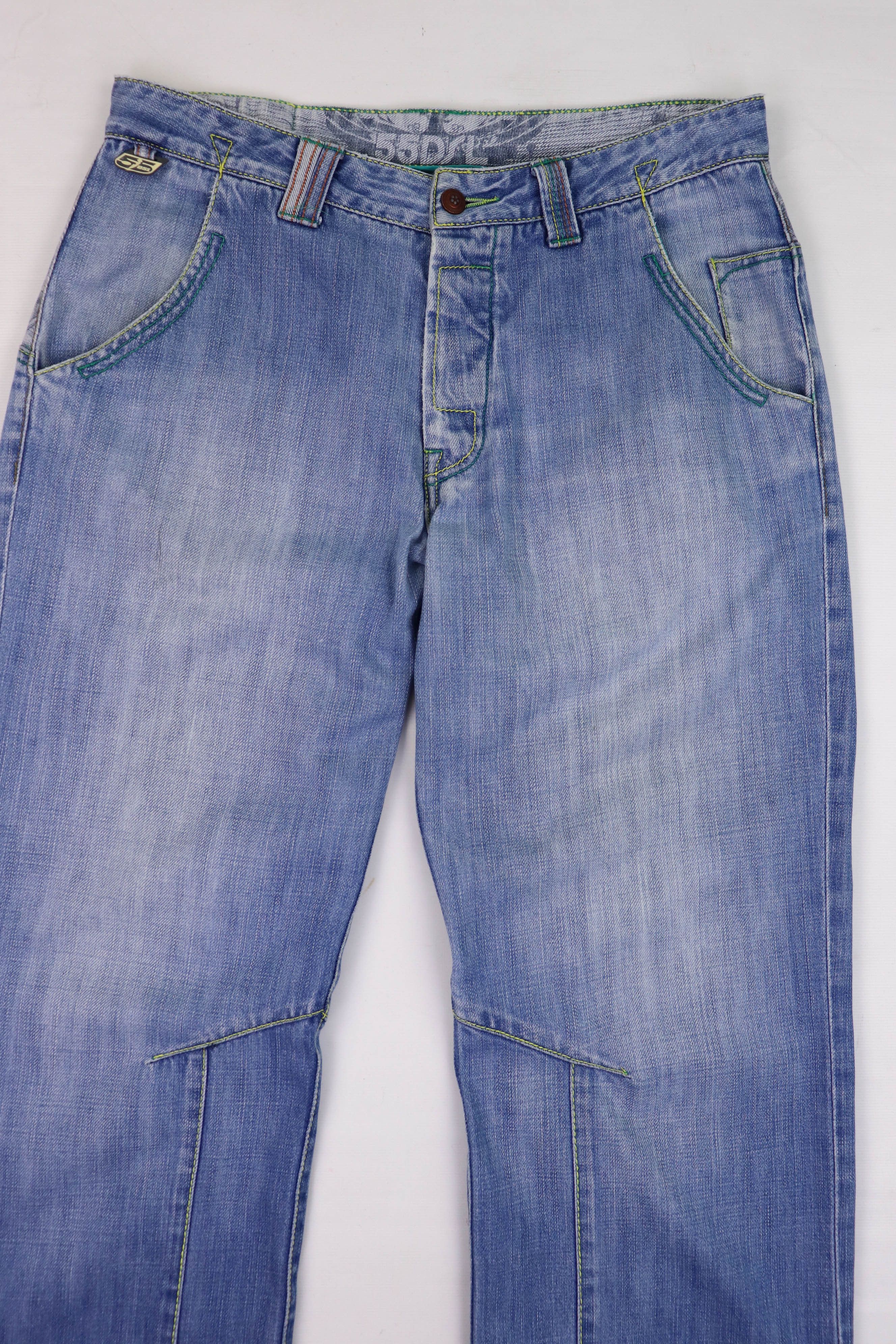 55DSL × Diesel × Vintage 55DSL Diesel Y2K Vintage Made in Hong Kong Denim Baggy Jeans Size US 32 / EU 48 - 3 Thumbnail