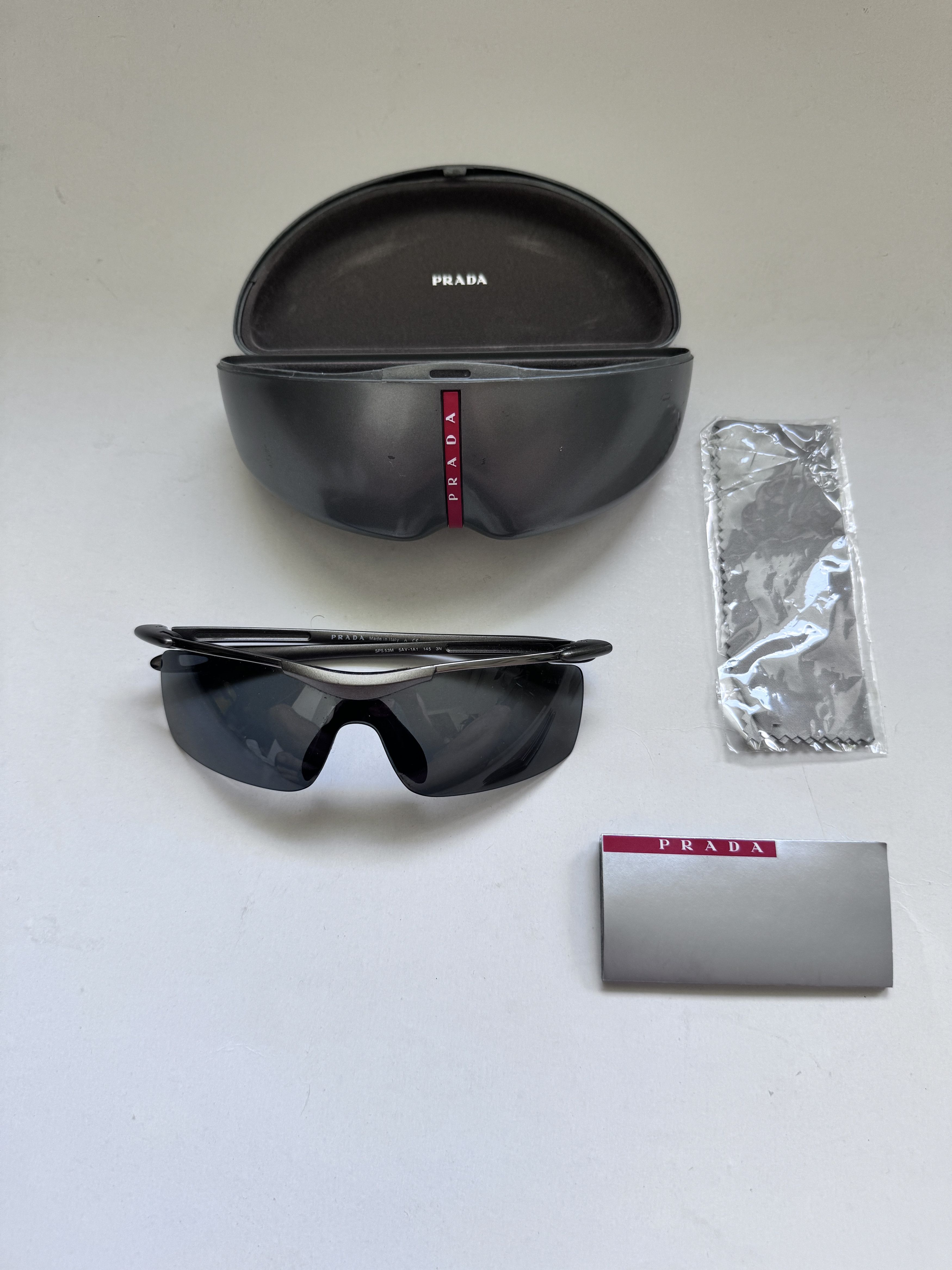 Prada Prada Linea Rossa SPS 53M Sunglasses Size ONE SIZE - 10 Thumbnail