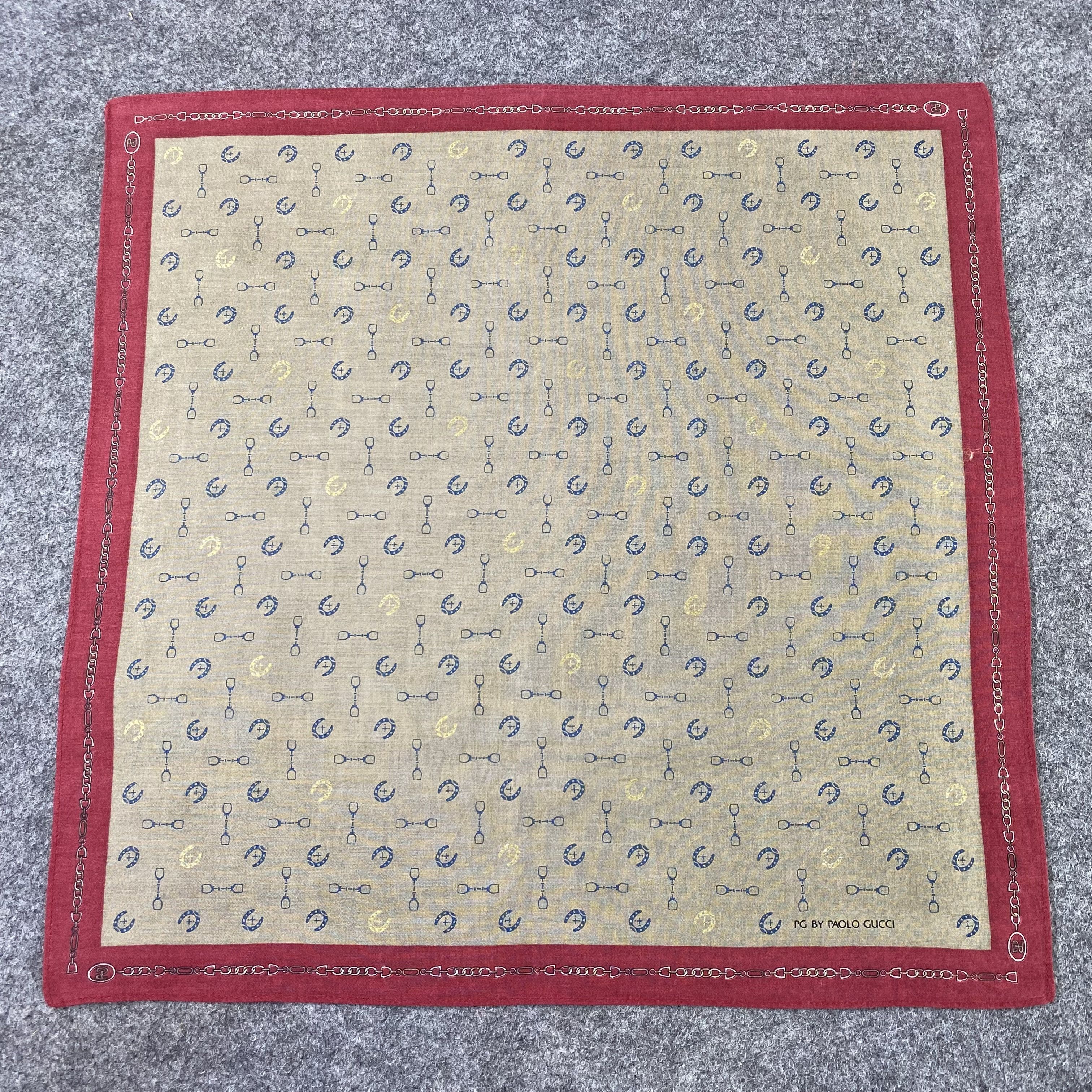 Paolo Gucci Paolo Gucci Handkerchief / Bandana / Neckerchief-B800 Size ONE SIZE - 3 Thumbnail